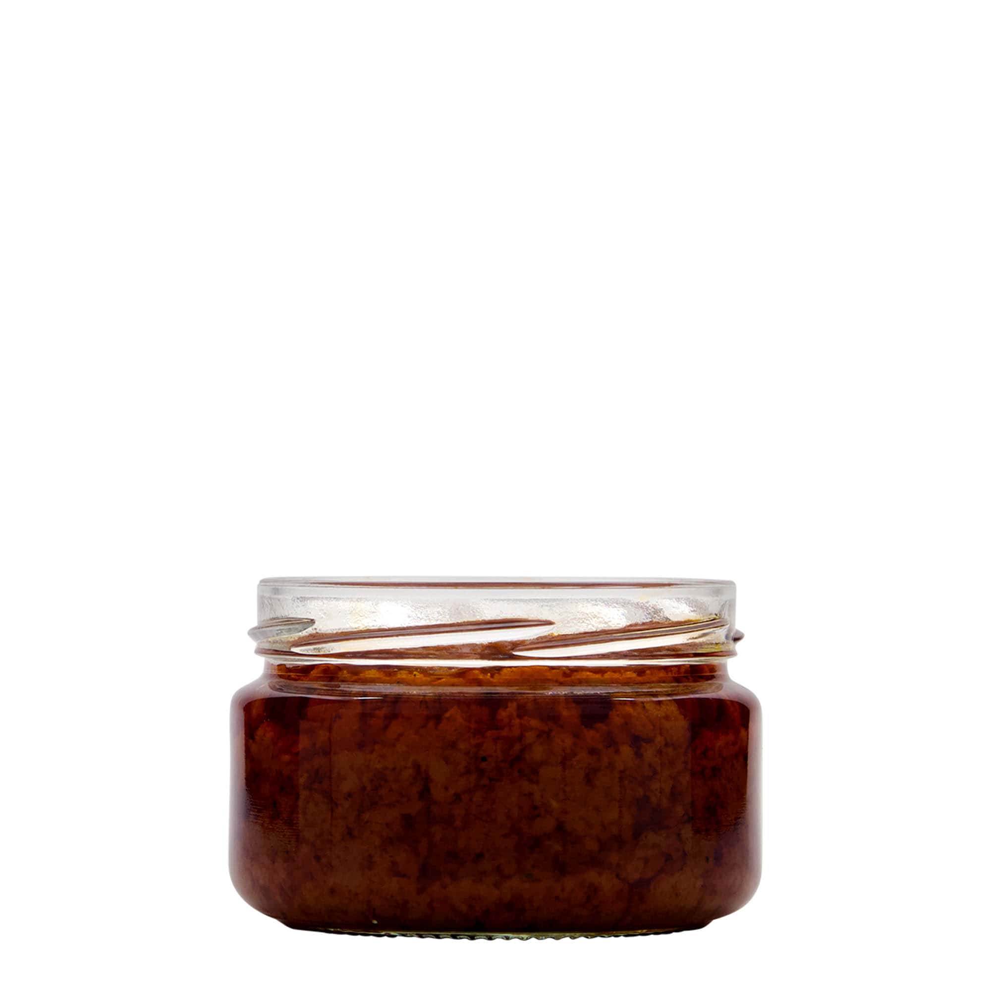 230 ml płaskie okrągłe szkło, otwór: Twist-Off (TO 82) 230 ml płaskie okrągłe szkło, otwór: Twist-Off (TO 82)