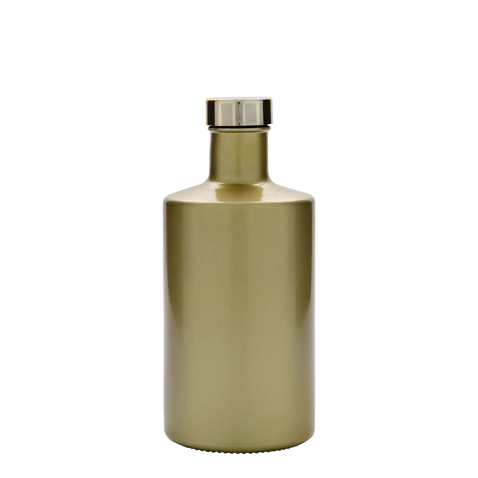 500 ml butelka szklana 'Caroline', złota, gwint: GPI 33 500 ml butelka szklana 'Caroline', złota, gwint: GPI 33