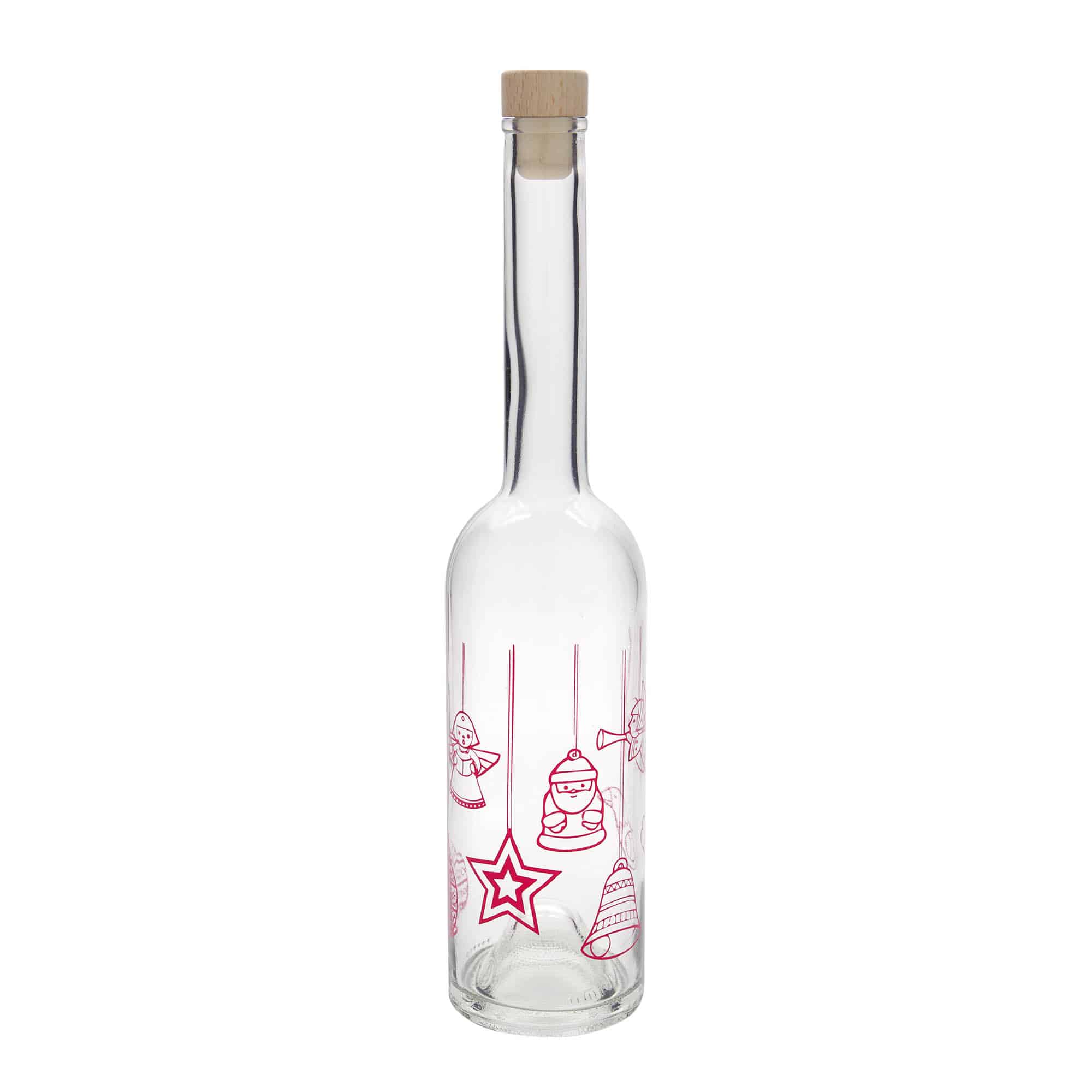 Butelka szklana 500 ml „Opera”, motyw: gwiazdy, szyjka: korek