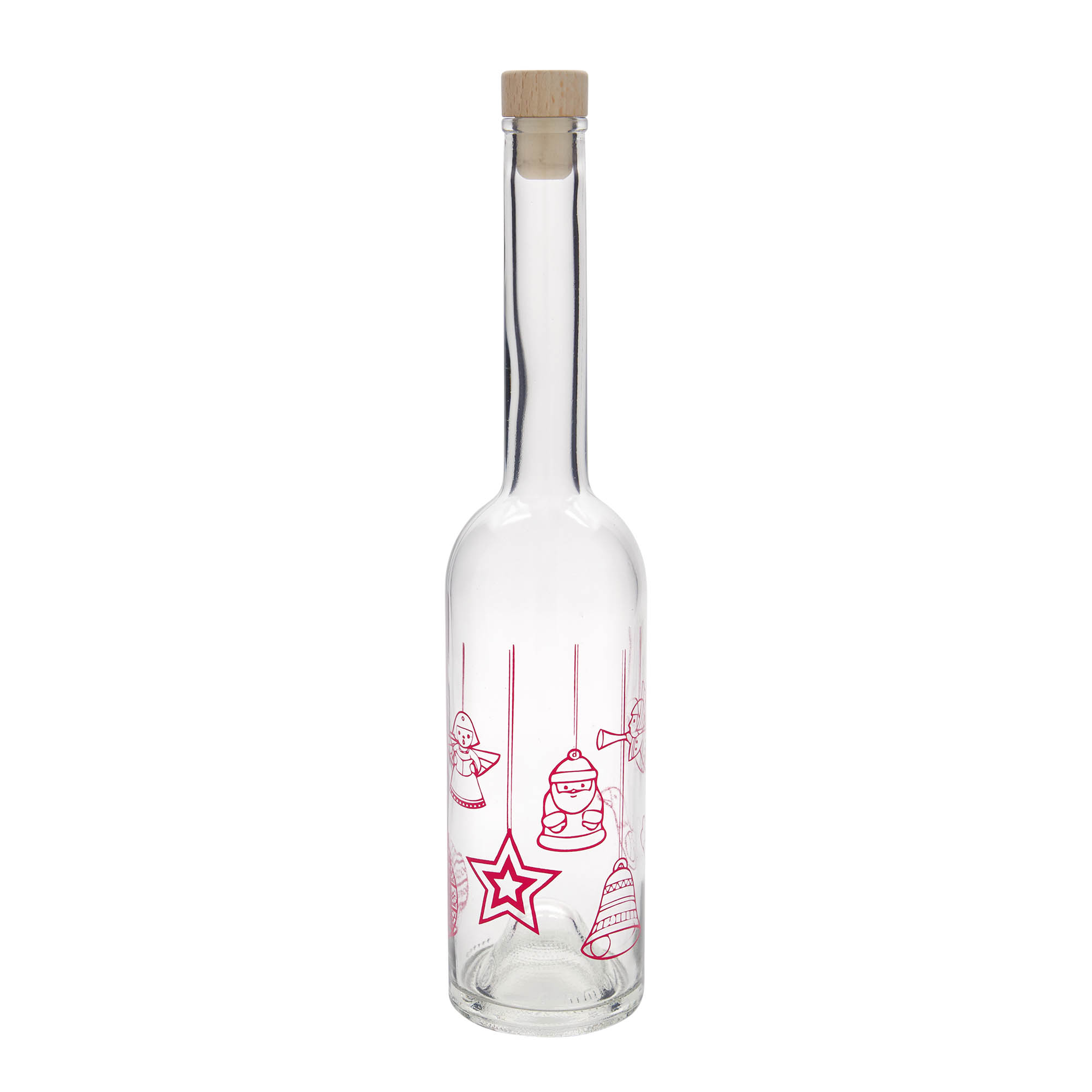 Butelka szklana 500 ml „Opera”, motyw: gwiazdy, szyjka: korek Butelka szklana 500 ml „Opera”, motyw: gwiazdy, szyjka: korek