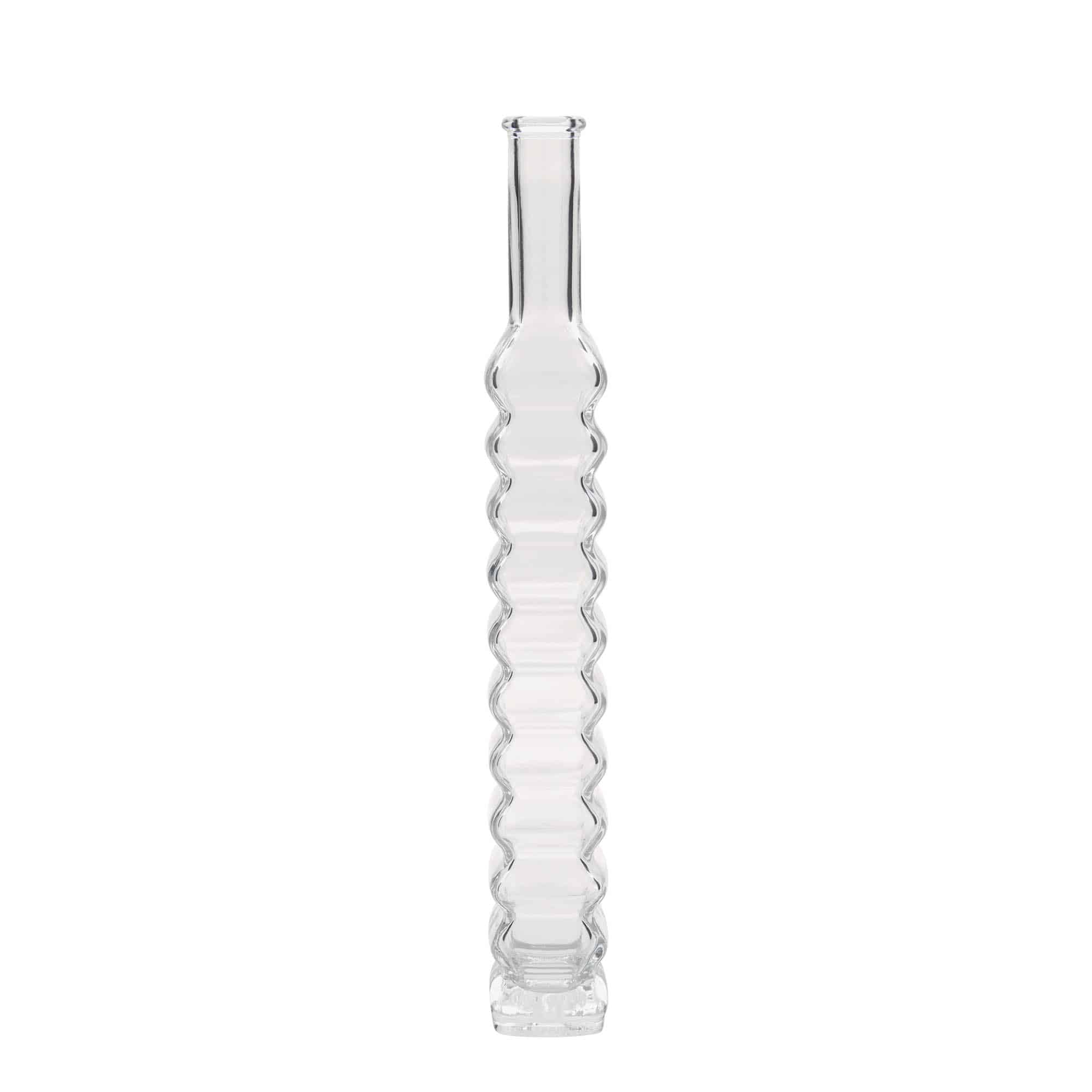 200 ml butelka szklana 'Roma', kwadratowa, zamknięcie: korek