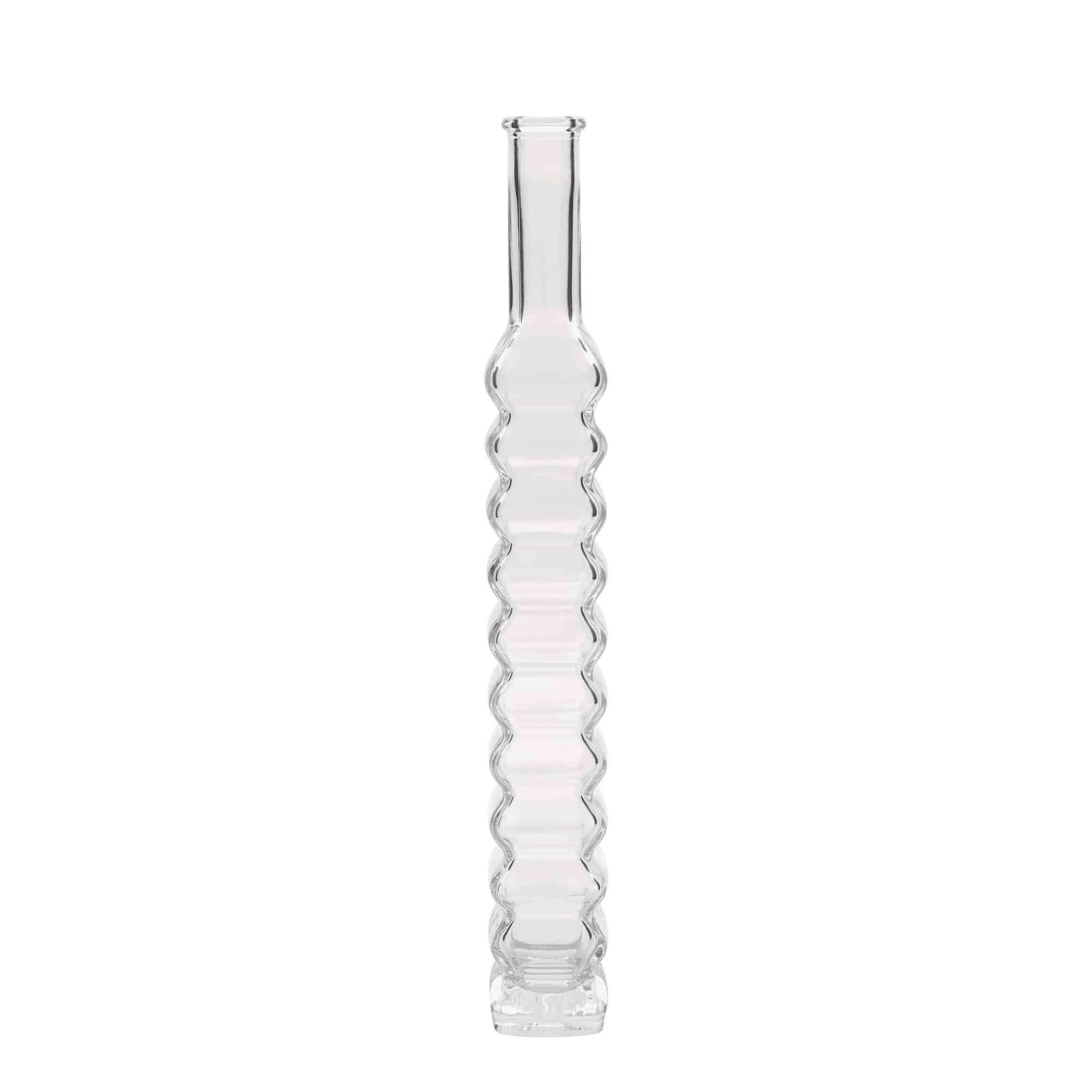 Butelka szklana 200 ml „Roma”, kwadratowa, otwór: korek