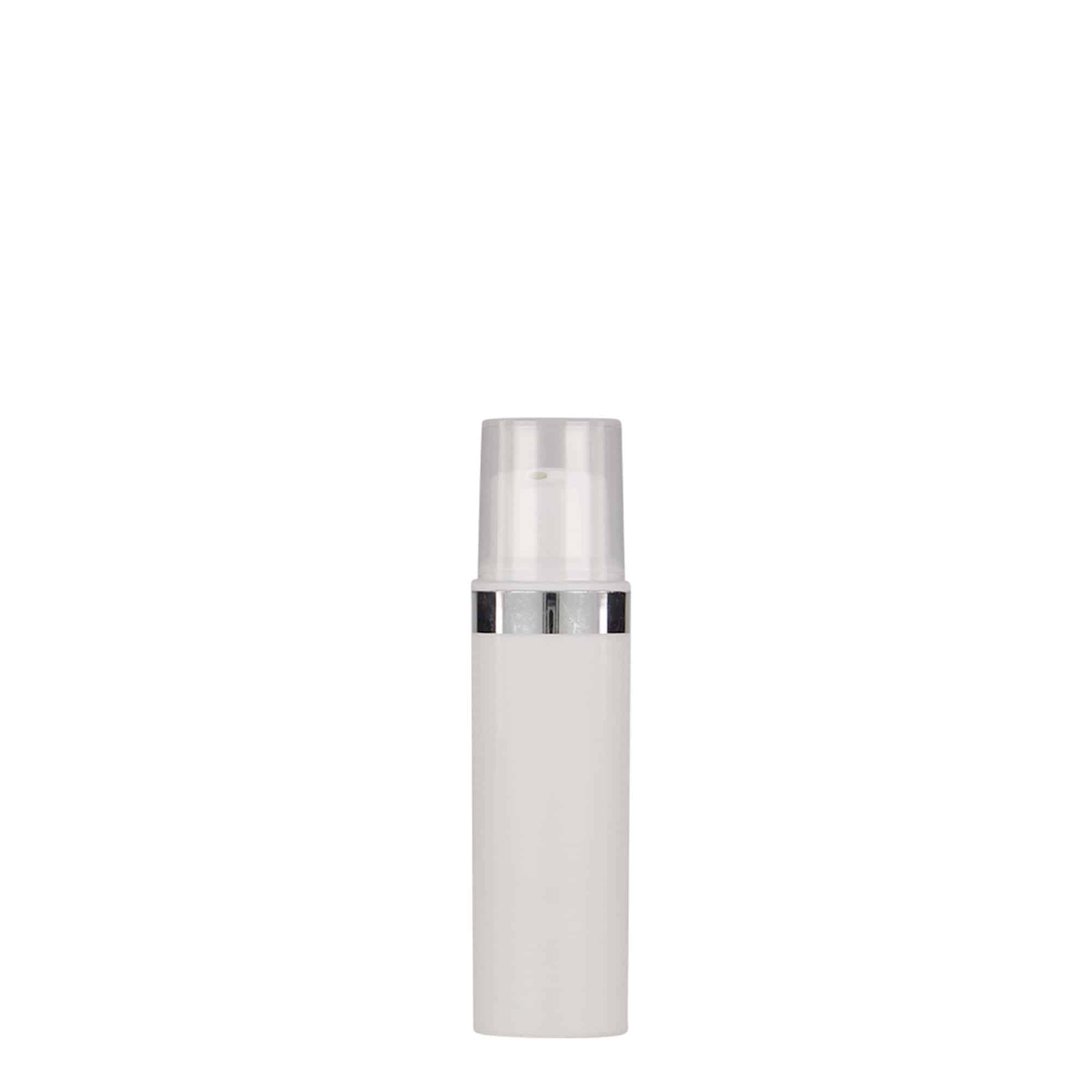 10 ml dozownik airless 'Nano', tworzywo sztuczne PP, kolor biały