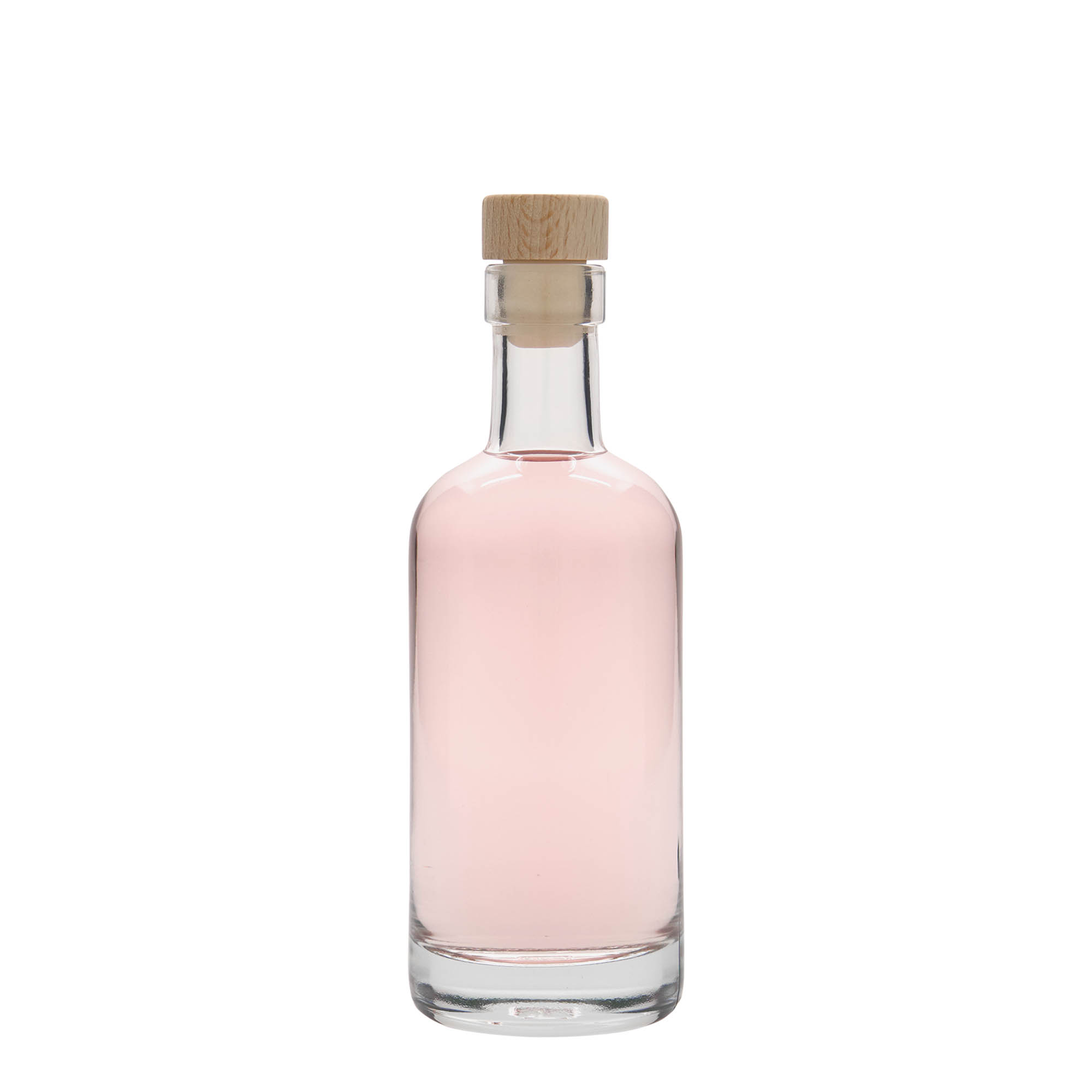 250 ml butelka szklana 'Linea Uno', otwór: korek