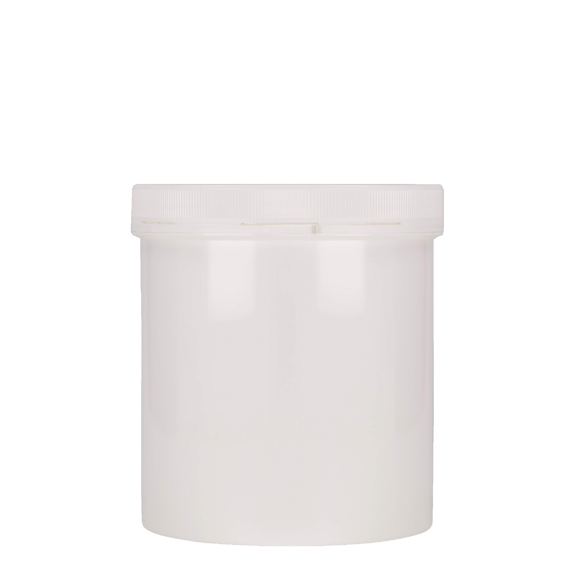 1.000 ml plastikowy pojemnik „Securilock”, PP, biały, otwór: zakrętka 1.000 ml plastikowy pojemnik „Securilock”, PP, biały, otwór: zakrętka