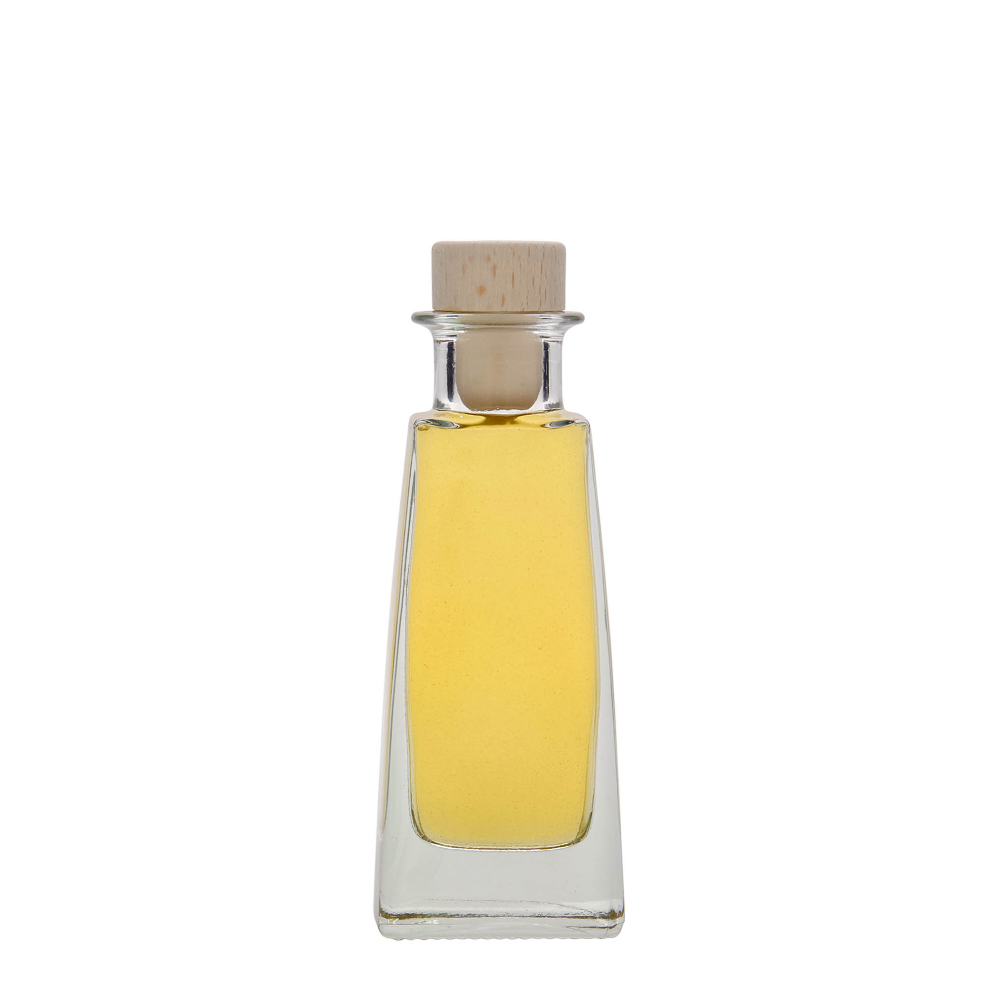 100 ml butelka szklana „Timmy”, prostokątna, wylot: korek 100 ml butelka szklana „Timmy”, prostokątna, wylot: korek