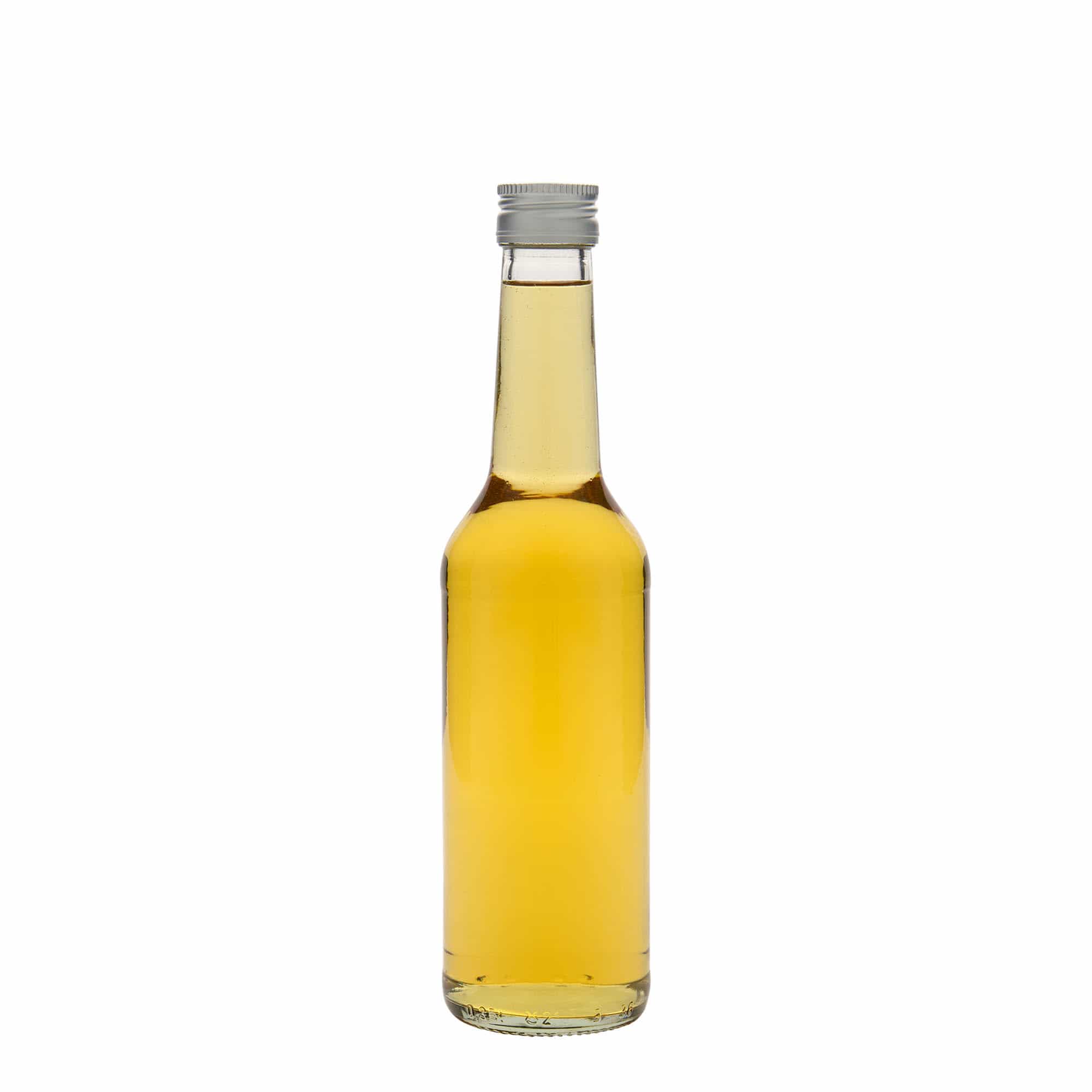 350 ml szklana butelka z prostą szyjką, gwint: PP 28