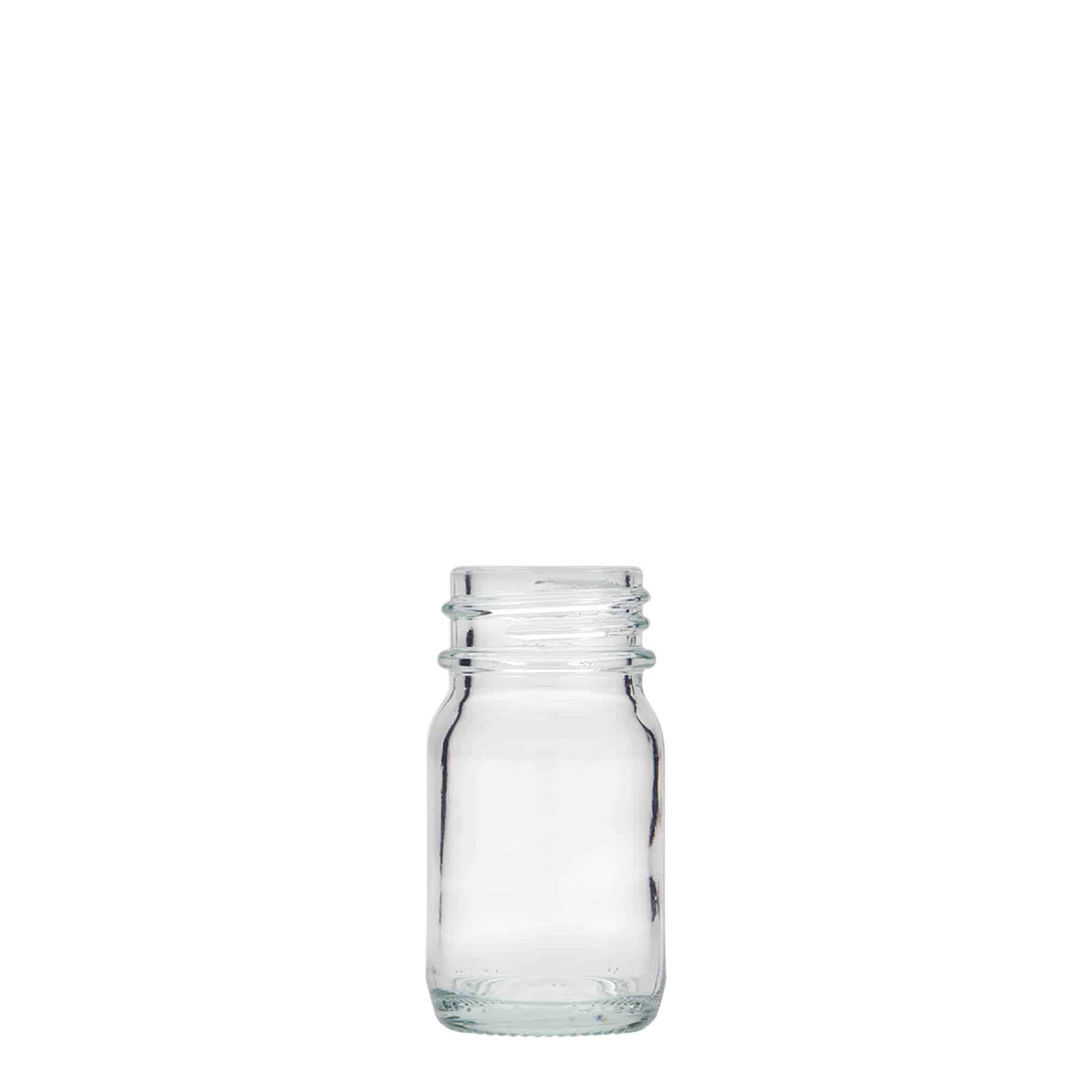 30 ml szerokootworowy słoik, otwór: DIN 32