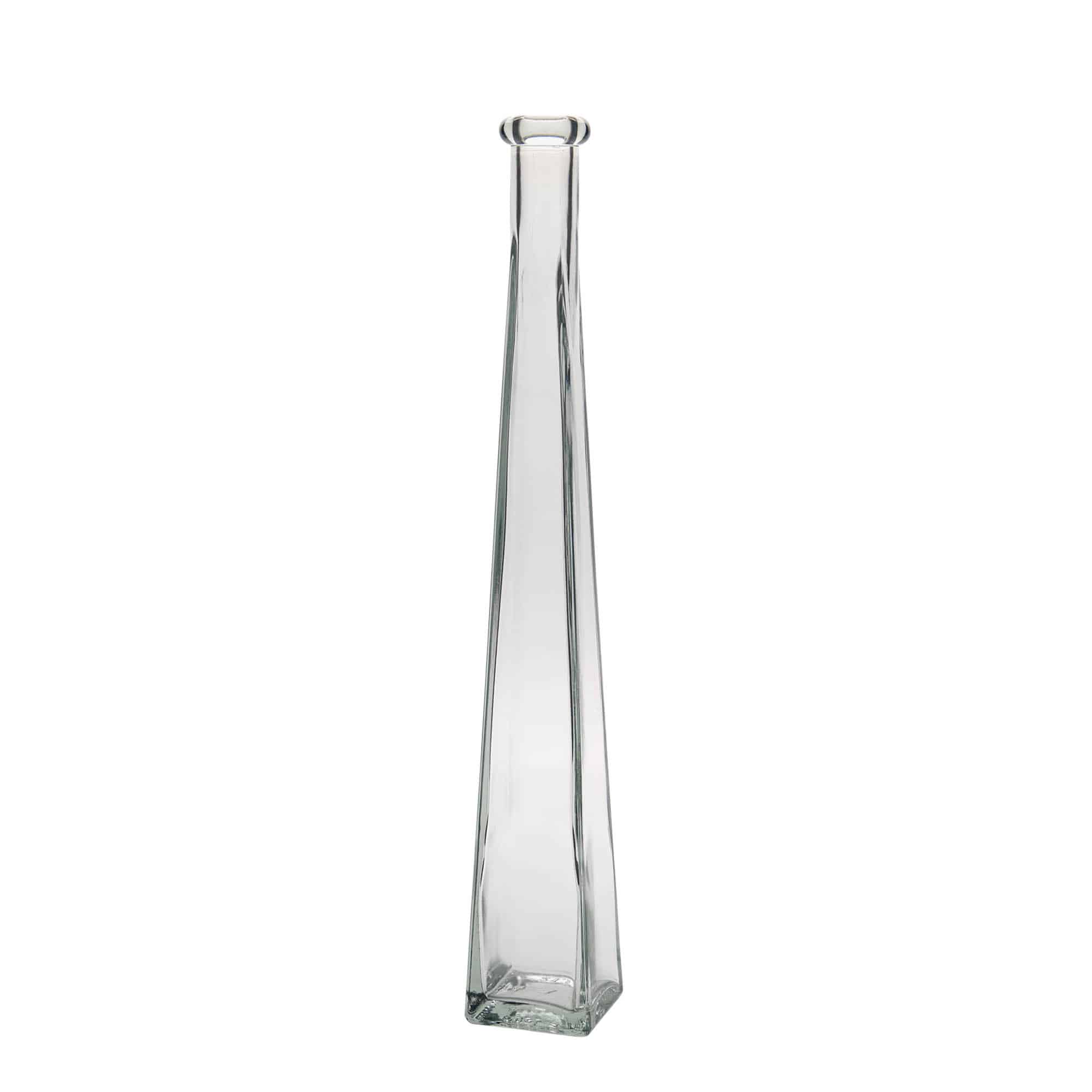 200 ml butelka szklana 'Dama Quadrato', kwadratowa, zamknięcie: korek