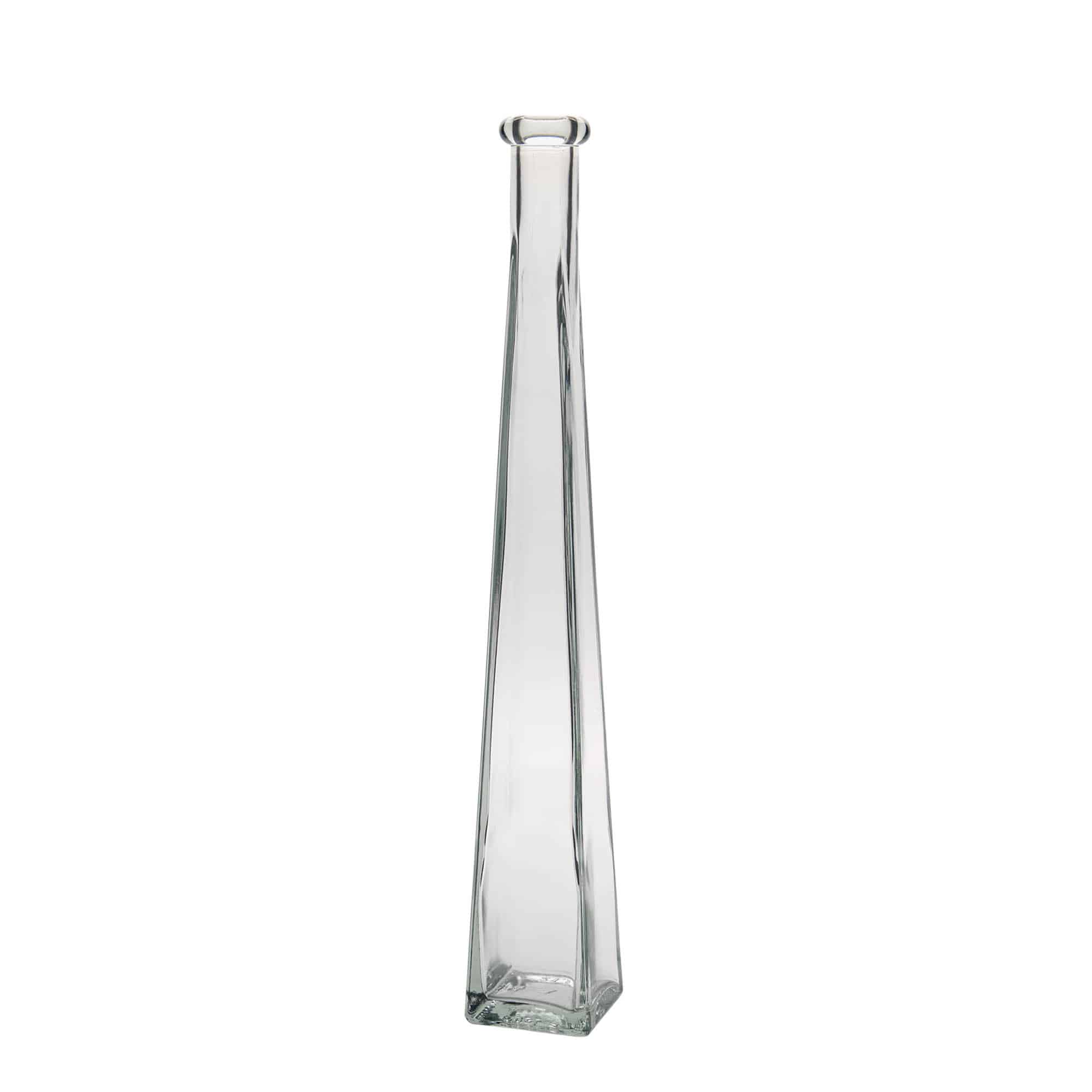 Butelka szklana 200 ml „Dama Quadrato”, kwadratowa, wylot: korek