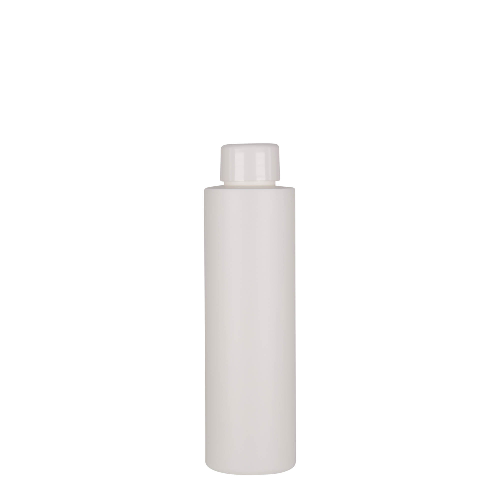 150 ml plastikowa butelka „Pipe”, HDPE, biała, gwint: 24/410 150 ml plastikowa butelka „Pipe”, HDPE, biała, gwint: 24/410