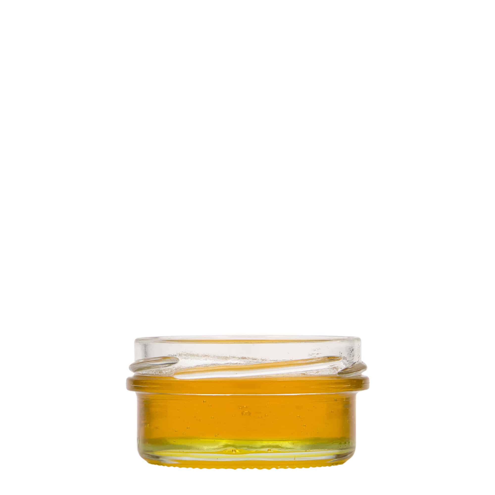 65 ml płaski słoik z szerokim otworem, gwint: Twist-Off (TO 66) 65 ml płaski słoik z szerokim otworem, gwint: Twist-Off (TO 66)