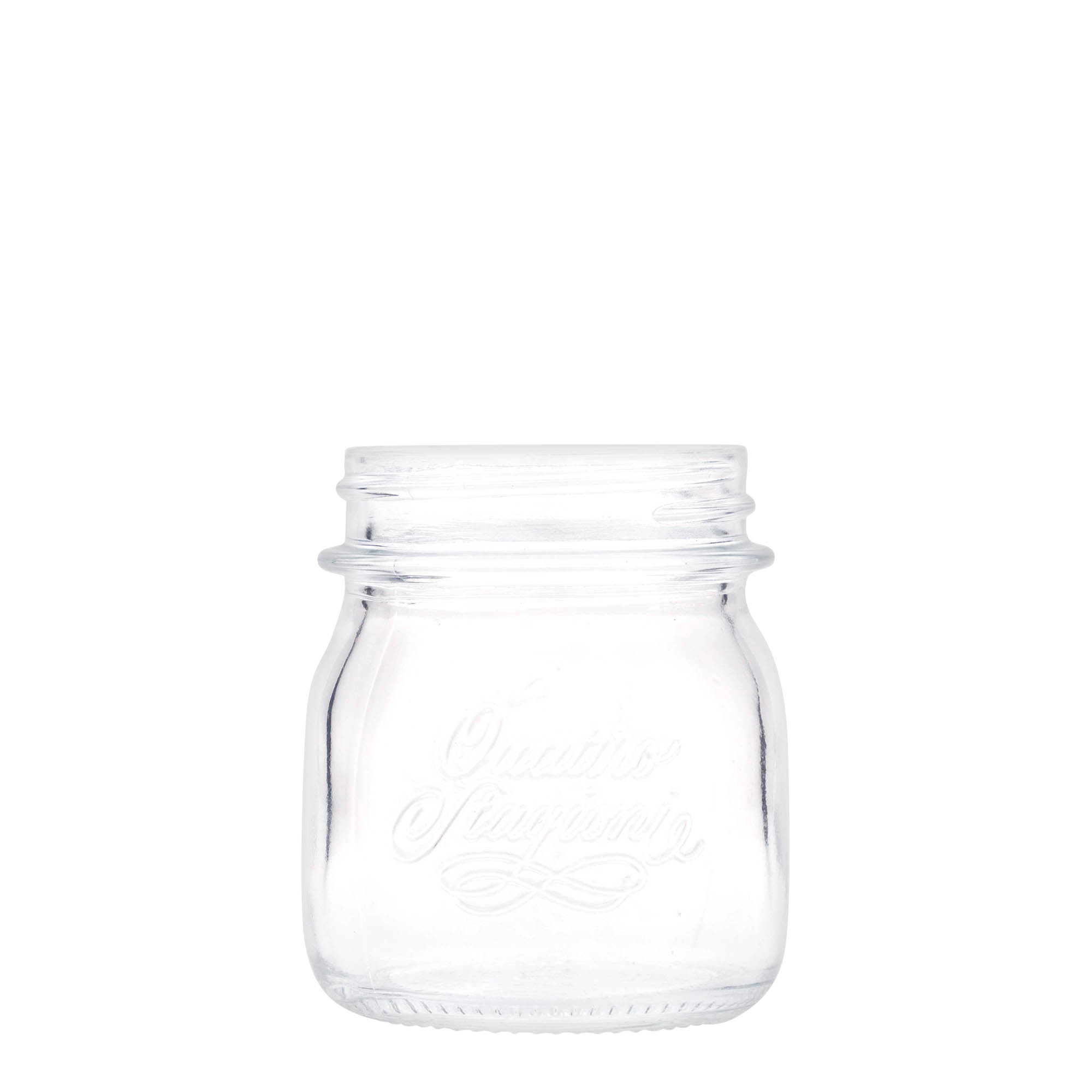 250 ml szklany słoik 'Quattro Stagioni', otwór: zakrętka 250 ml szklany słoik 'Quattro Stagioni', otwór: zakrętka