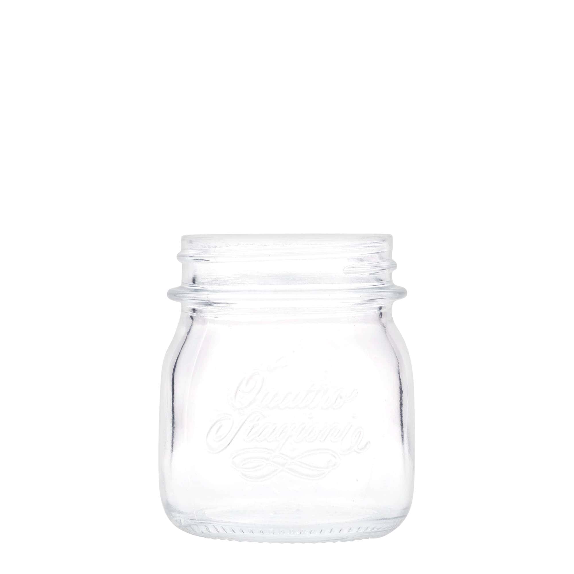 250 ml szklany słoik 'Quattro Stagioni', otwór: zakrętka 250 ml szklany słoik 'Quattro Stagioni', otwór: zakrętka