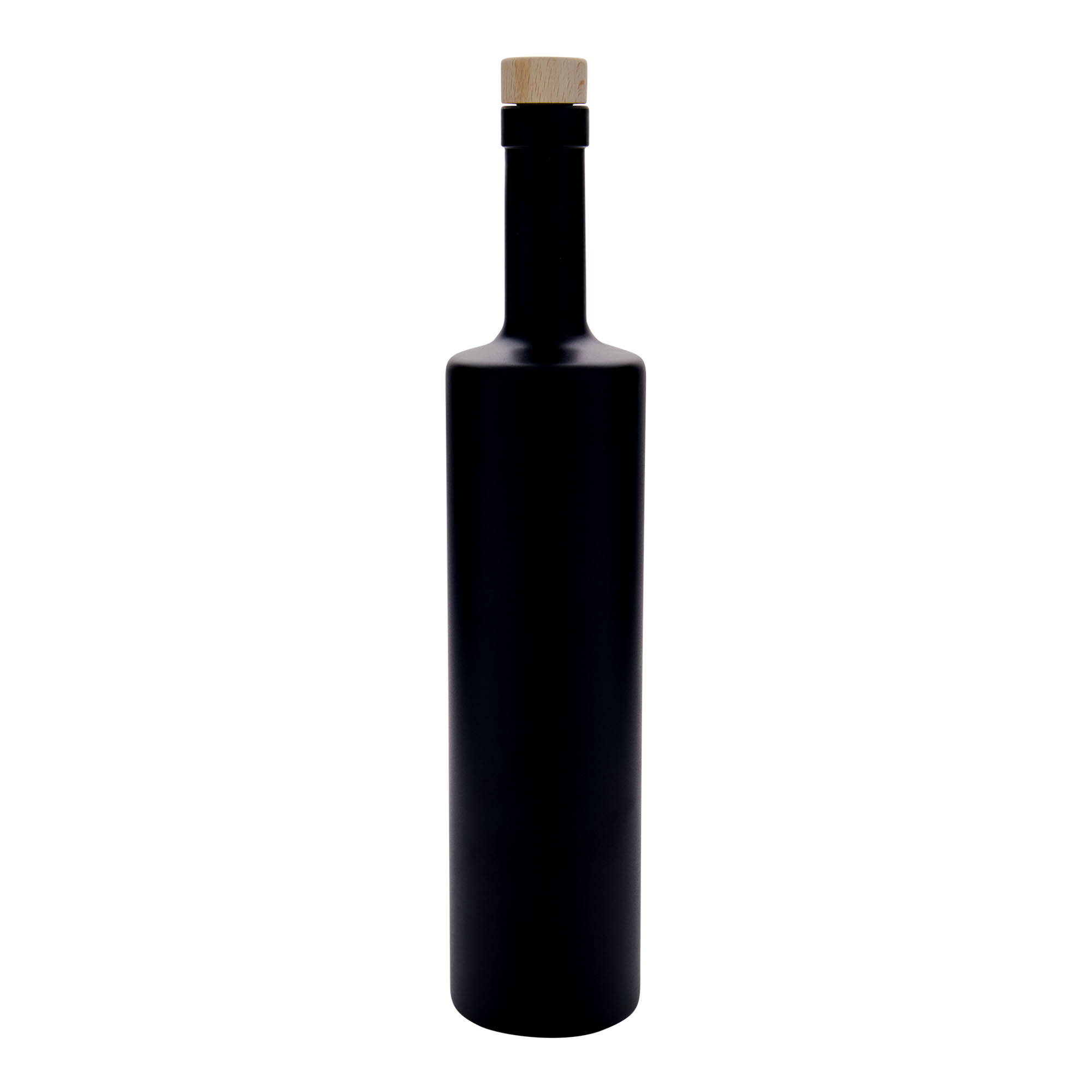 700 ml butelka szklana 'Centurio', czarna, szyjka: korek 700 ml butelka szklana 'Centurio', czarna, szyjka: korek