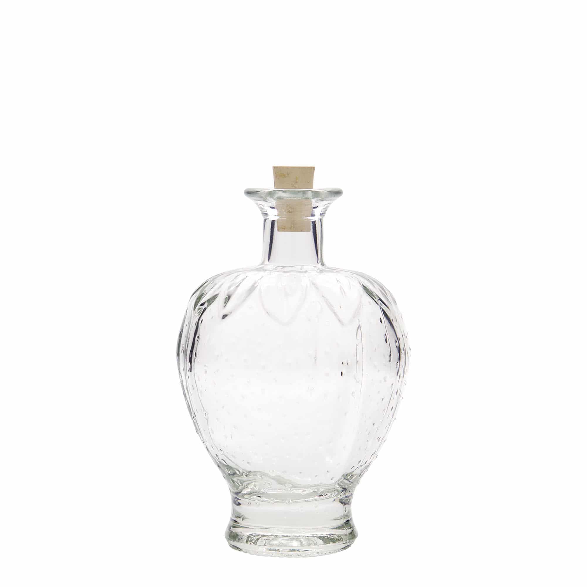 200 ml butelka szklana 'Truskawka', zamknięcie: korek