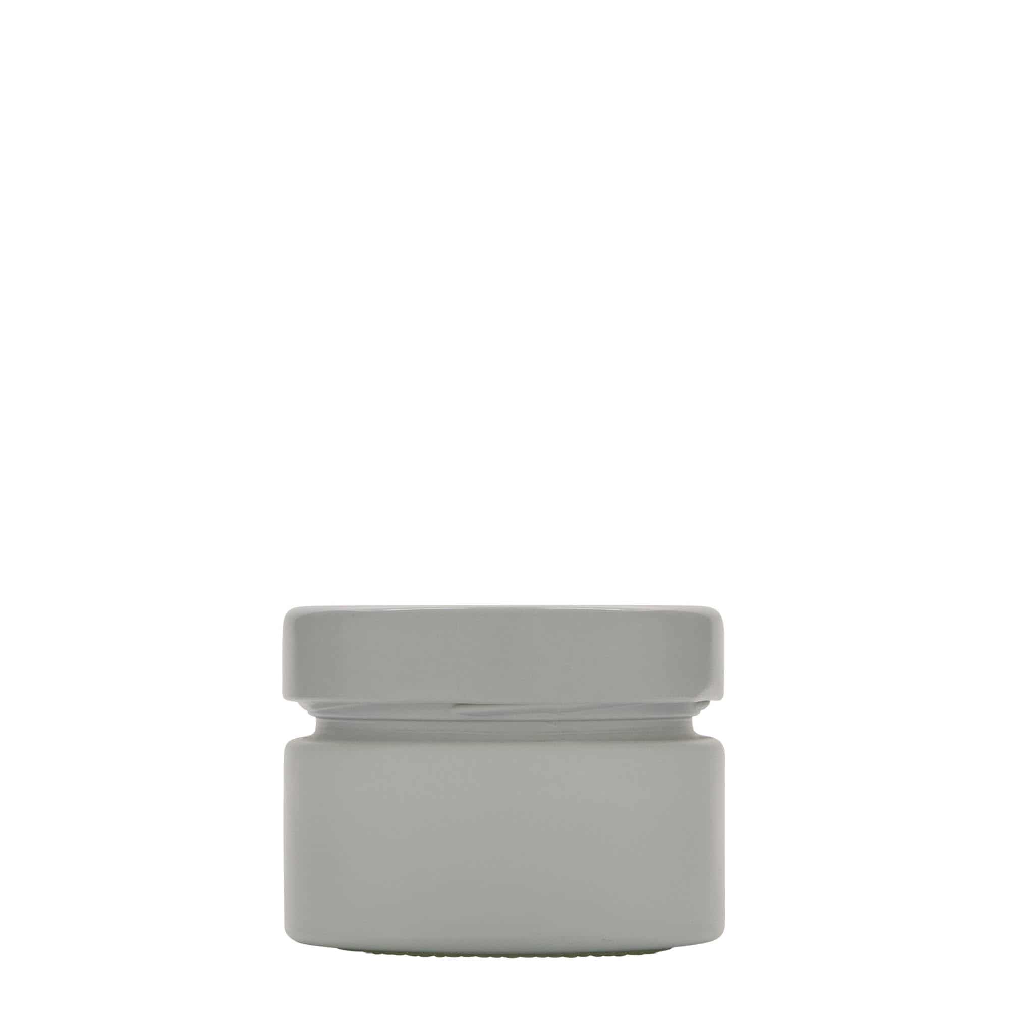 130 ml słoik okrągły 'Aurora', kolor biały, zamknięcie: deep twist off (DTO 66)