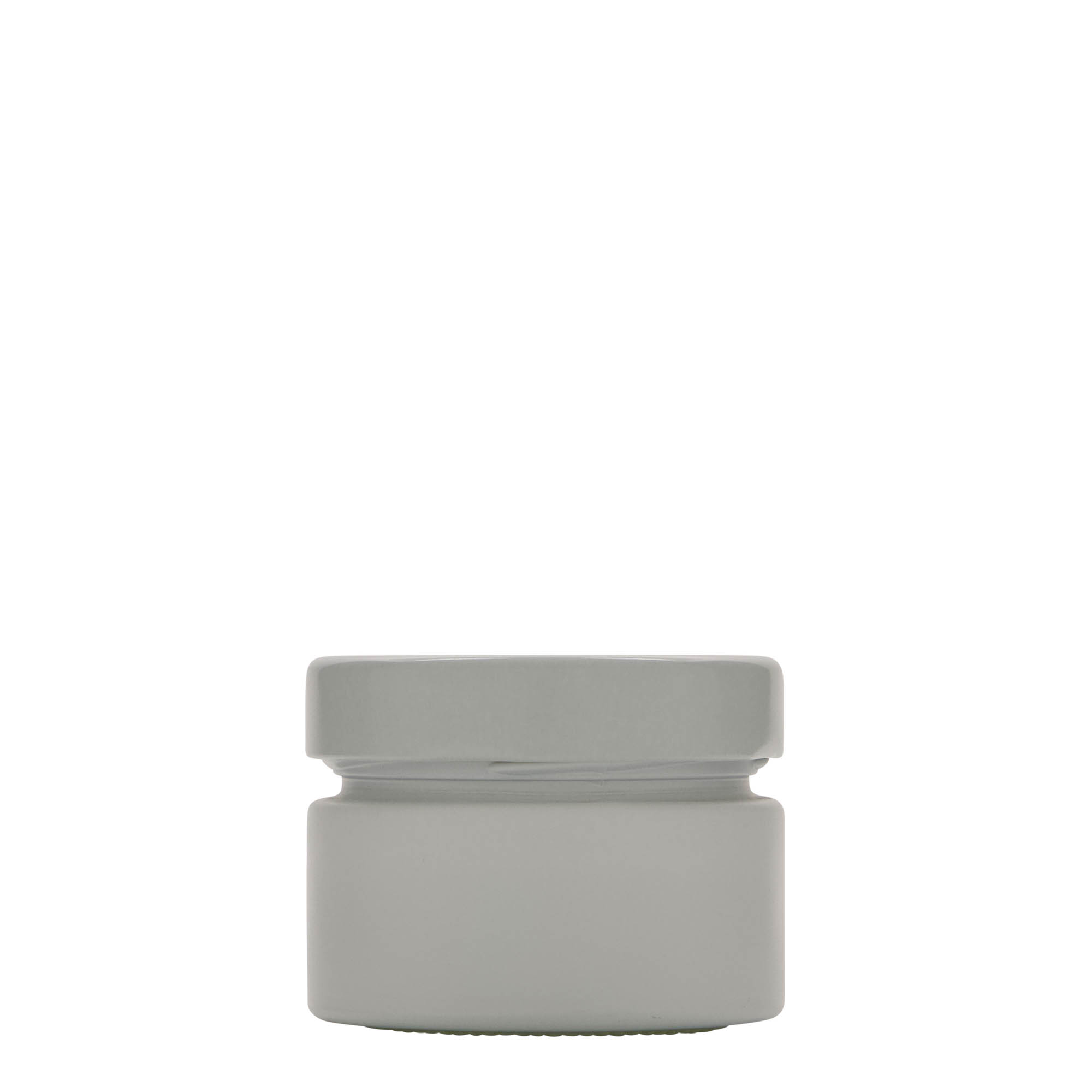 130 ml okrągłe szkło 'Aurora', białe, otwór: Deep-Twist-Off (DTO 66)