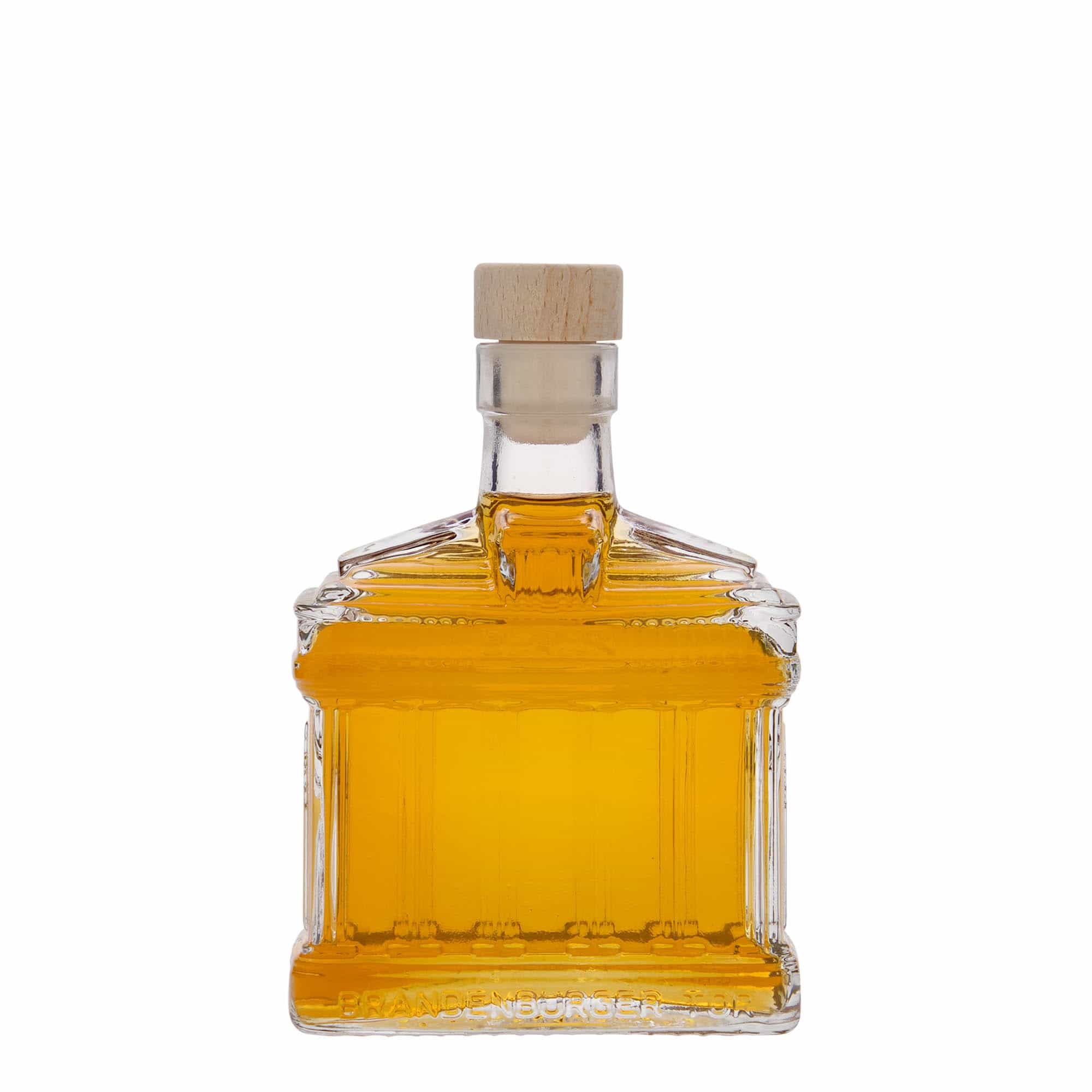 200 ml butelka szklana 'Brama Brandenmurska', zamknięcie: korek