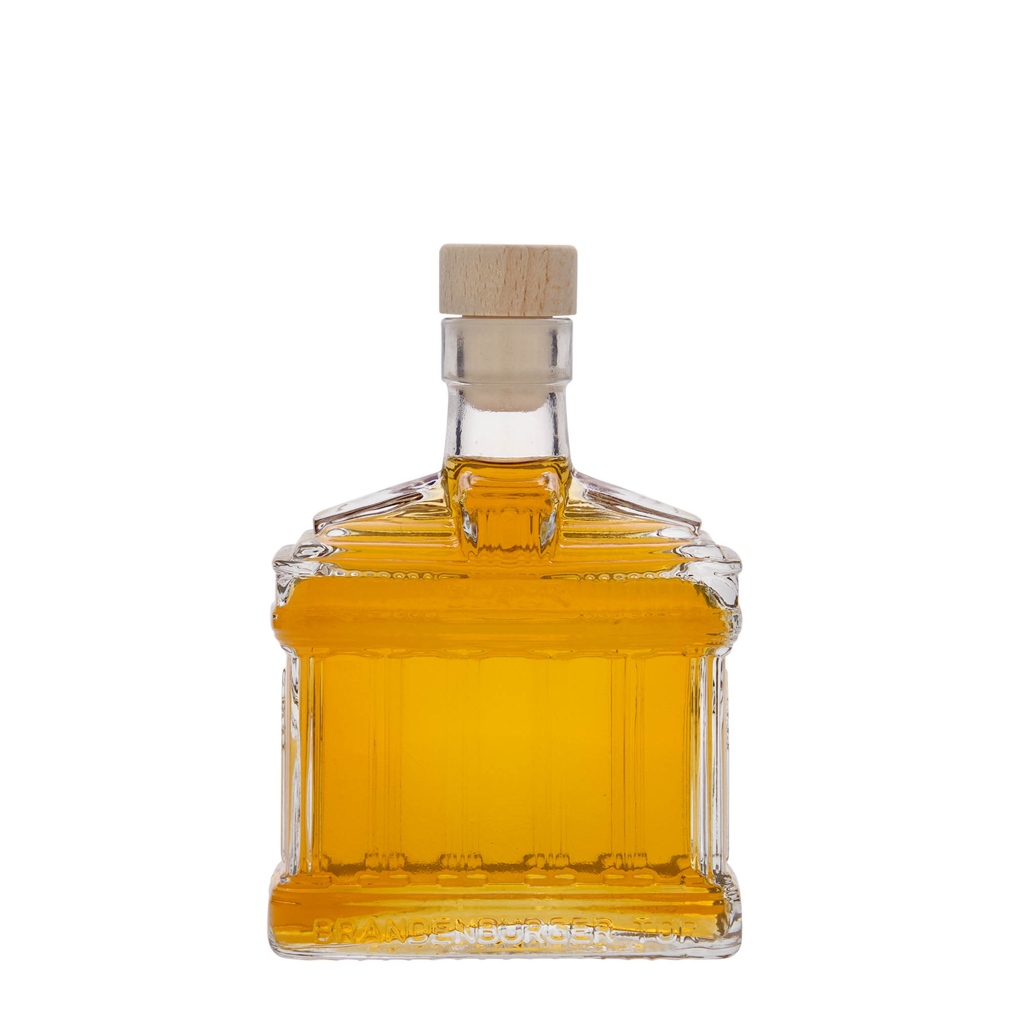 200 ml butelka szklana „Brama Brandenburska”, szyjka: korek