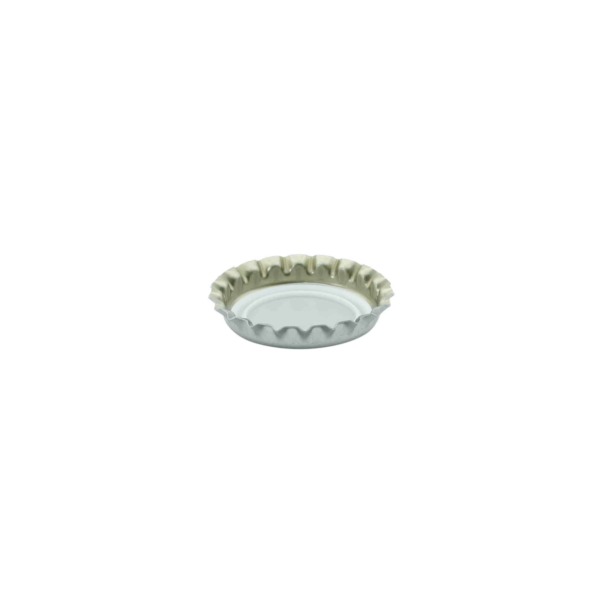 Kapsel 26 mm, metal, kolor srebrny