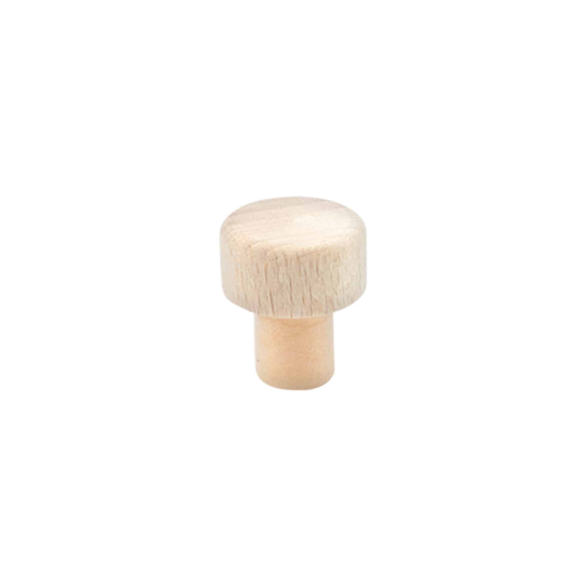 Korek z uchwytem 11 mm, drewno/plastik, do ustnika: korek