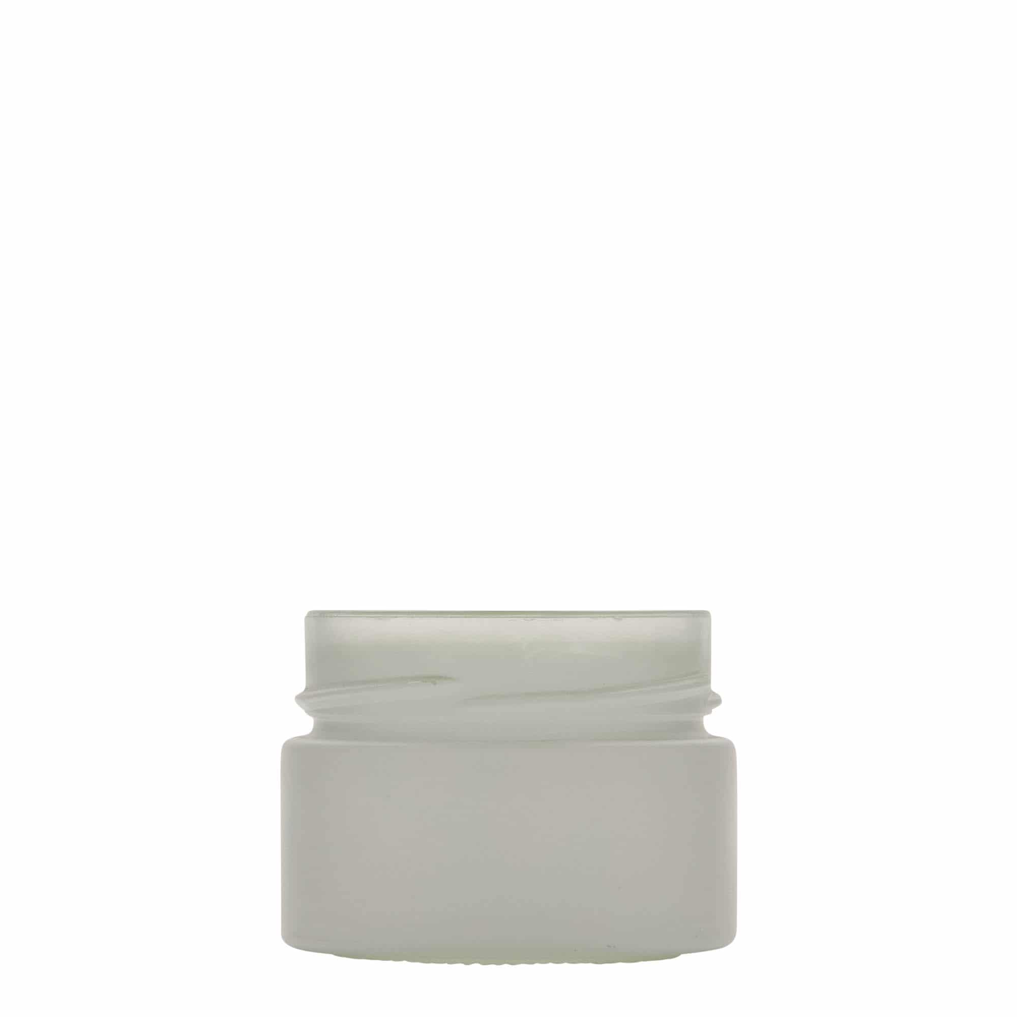 130 ml słoik okrągły 'Aurora', kolor biały, zamknięcie: deep twist off (DTO 66)
