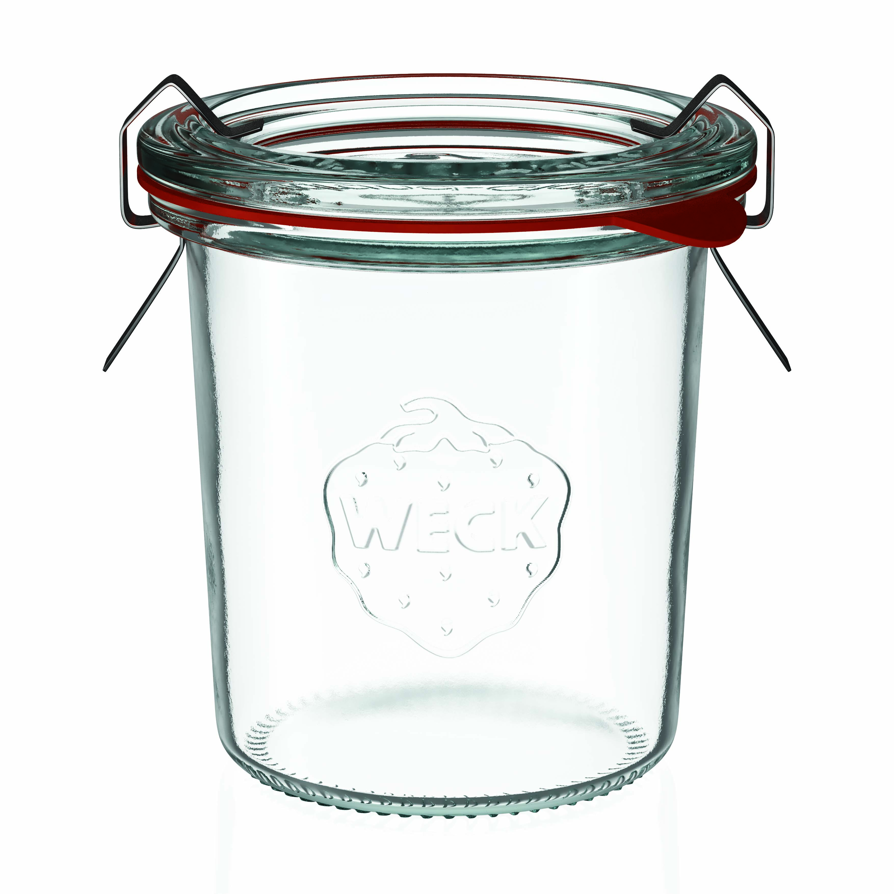 160 ml słoik WECK ze ściętym brzegiem, otwór: okrągły rant 160 ml słoik WECK ze ściętym brzegiem, otwór: okrągły rant
