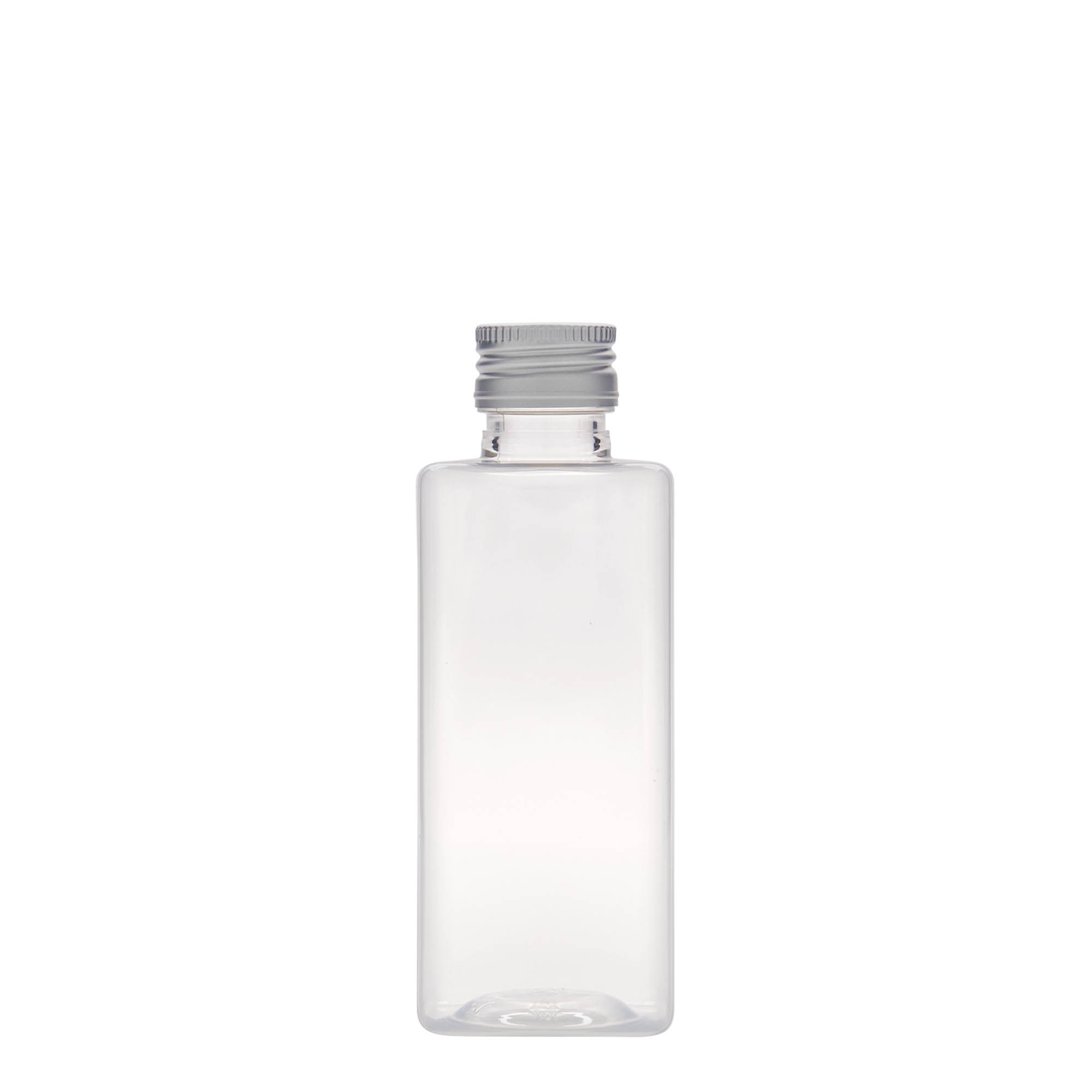 250 ml butelka PET „Karl”, kwadratowa, tworzywo sztuczne, gwint: PP 28