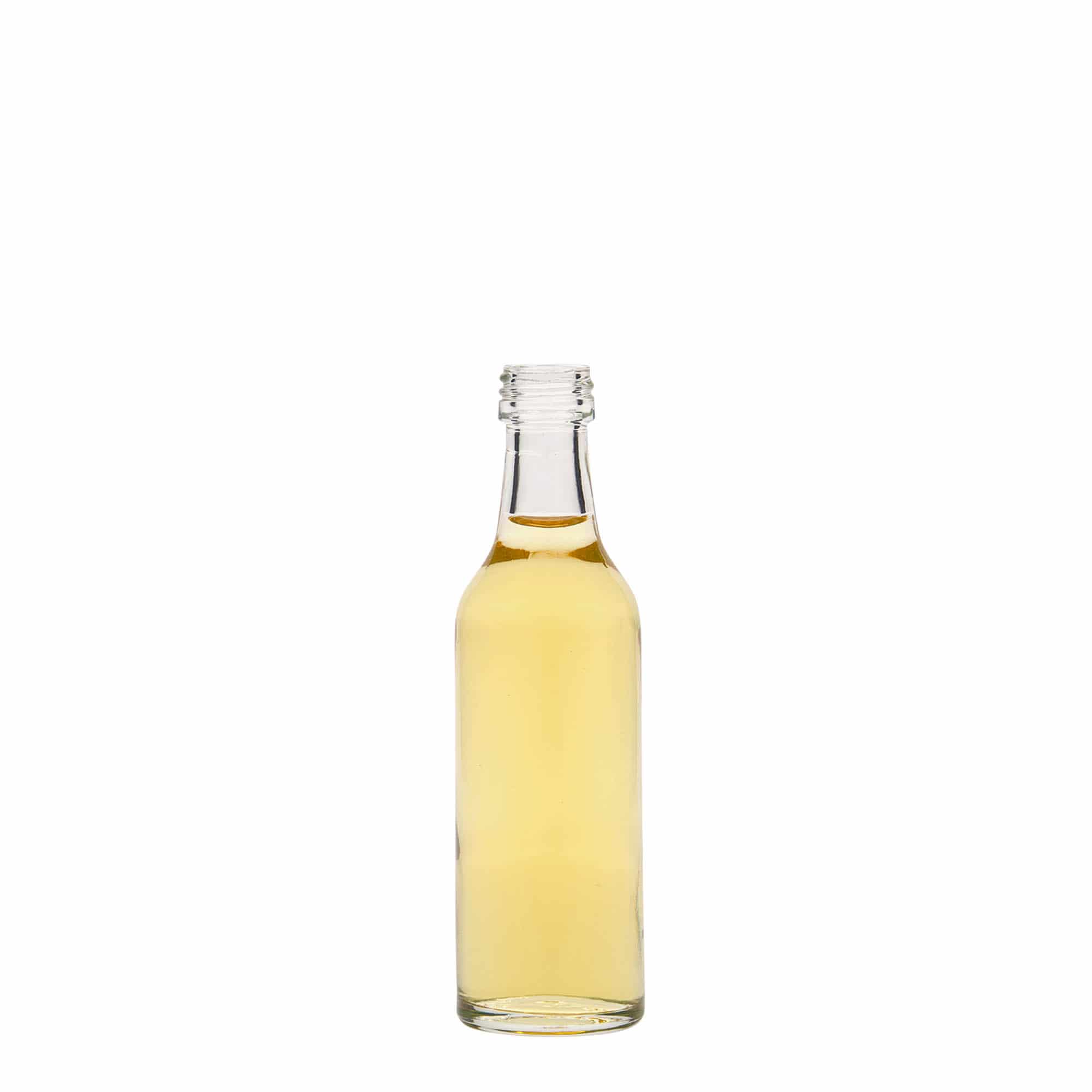 50 ml butelka szklana z prostą szyjką, gwint: PP 18