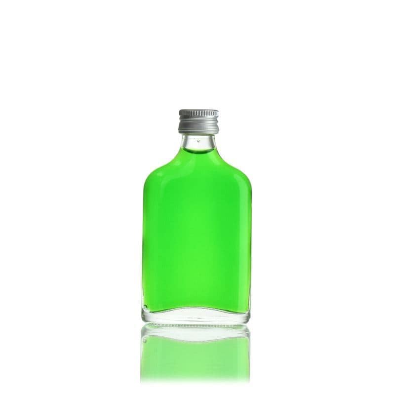 40 ml butelka piersiówka, prostokątna, zamknięcie: PP 18