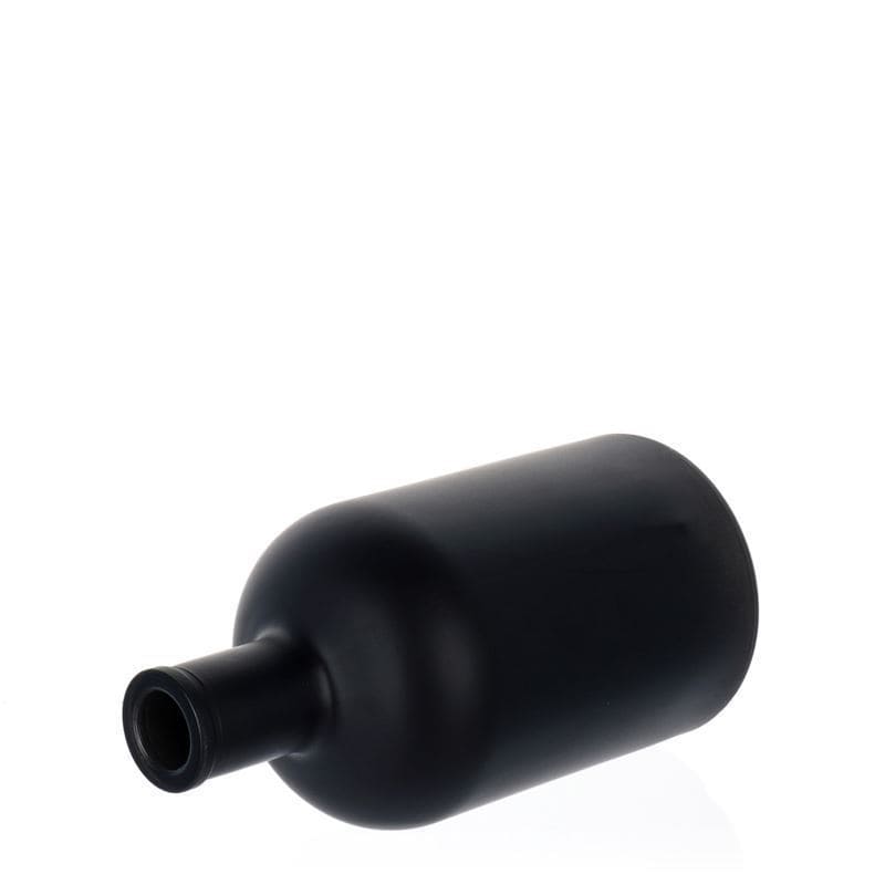 700 ml butelka szklana 'Gerardino', czarna, szyjka: korek 700 ml butelka szklana 'Gerardino', czarna, szyjka: korek