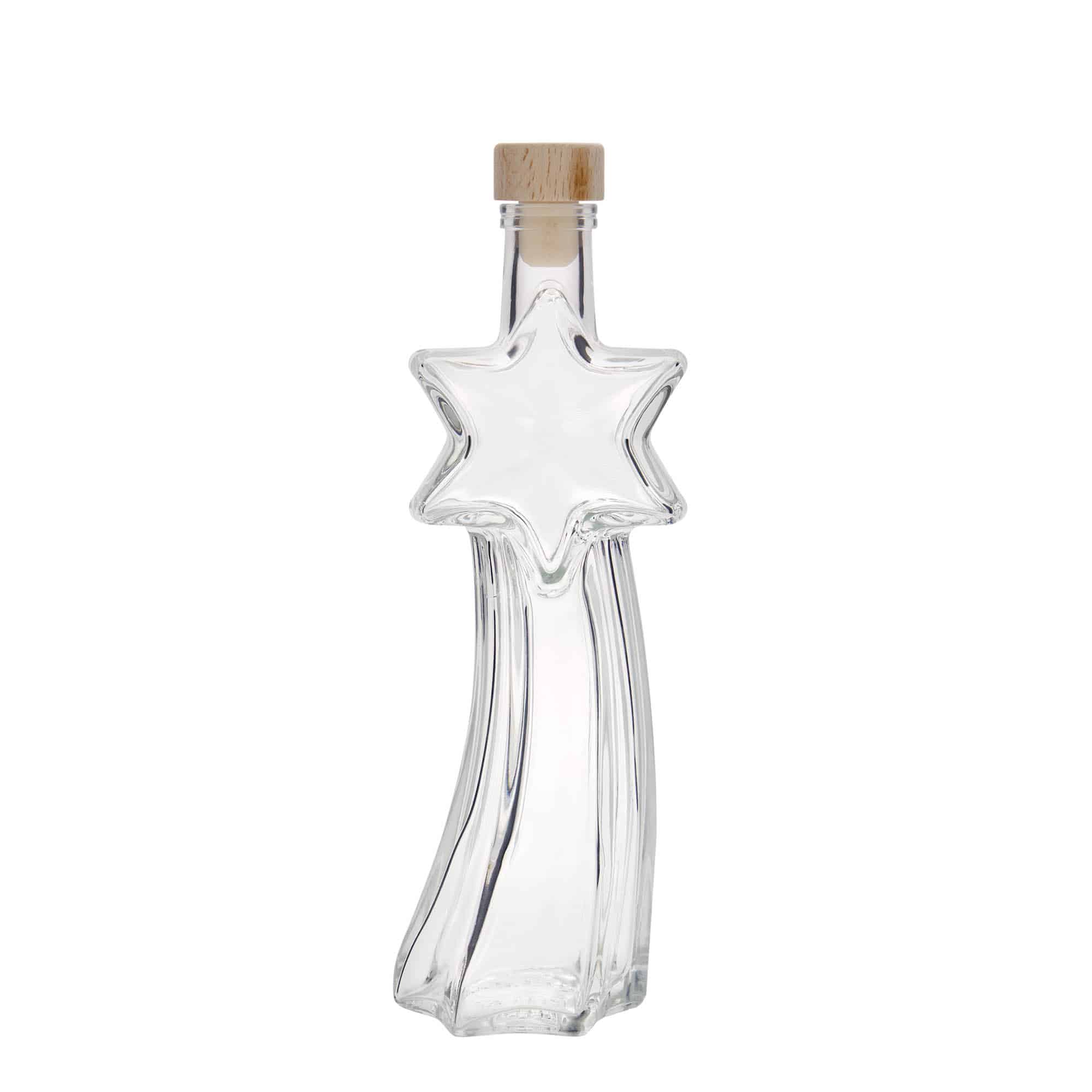 Butelka szklana 200 ml „Spadająca gwiazda”, otwór: korek