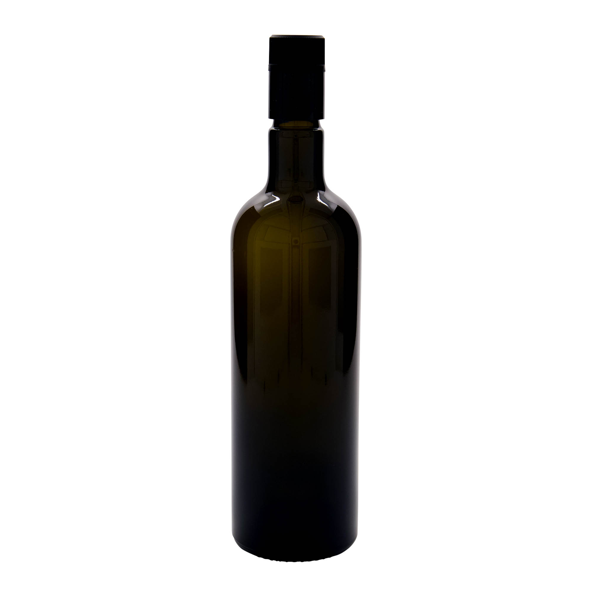 750 ml butelka na ocet/olej 'Willy New', szkło, antyczny zielony, szyjka: DOP 750 ml butelka na ocet/olej 'Willy New', szkło, antyczny zielony, szyjka: DOP