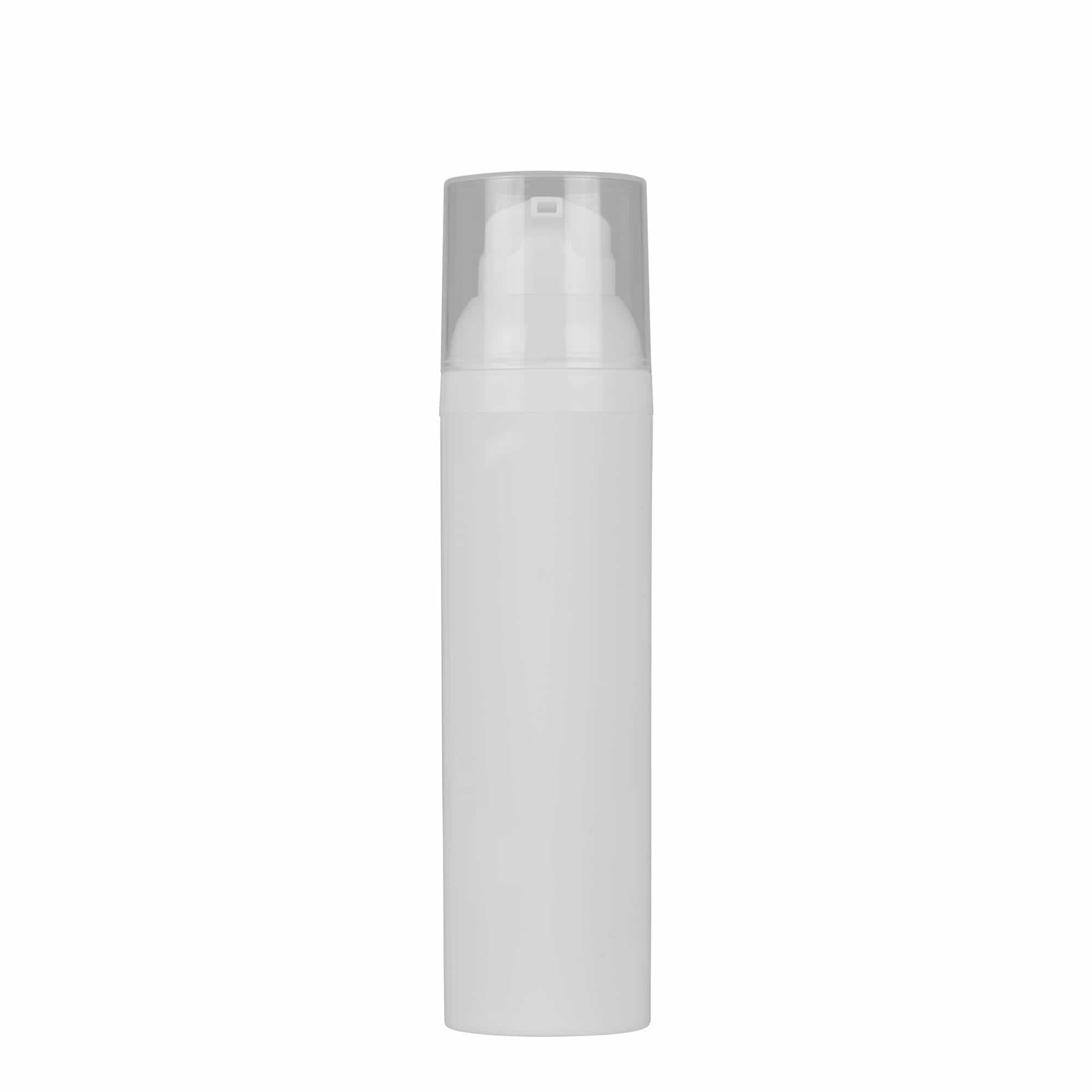 75 ml dozownik beztlenowy 'Mezzo', tworzywo sztuczne PP, biały