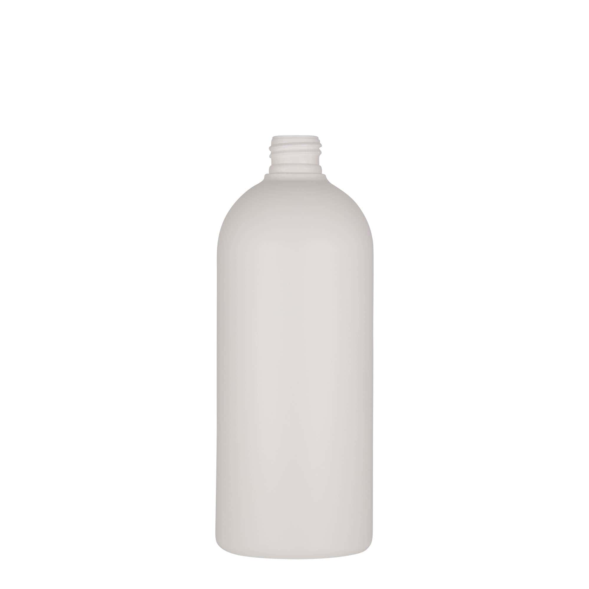 500 ml butelka plastikowa 'Tuffy', HDPE, biała, gwint: 24/410 500 ml butelka plastikowa 'Tuffy', HDPE, biała, gwint: 24/410