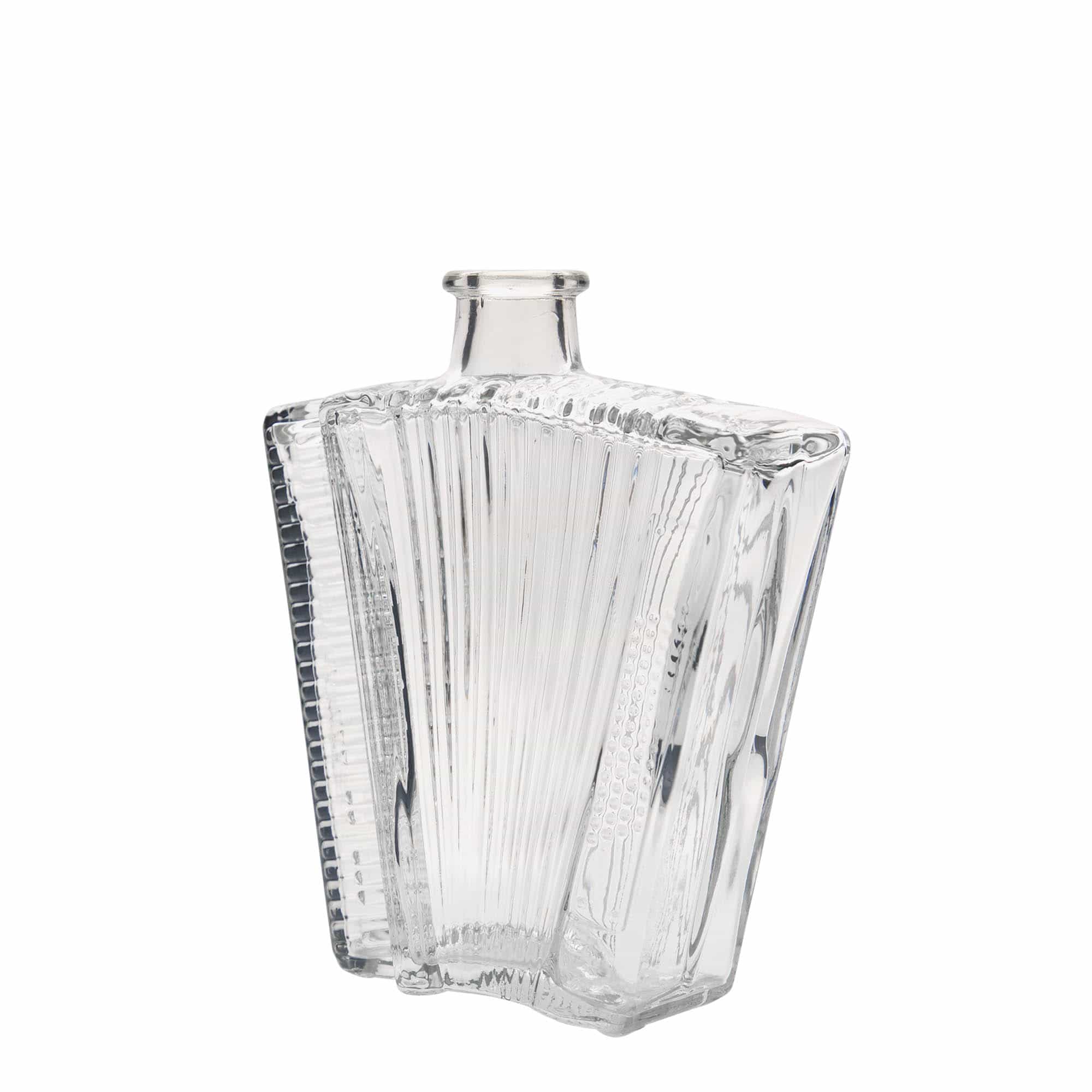 500 ml butelka szklana „Akkordeon”, otwór: korek
