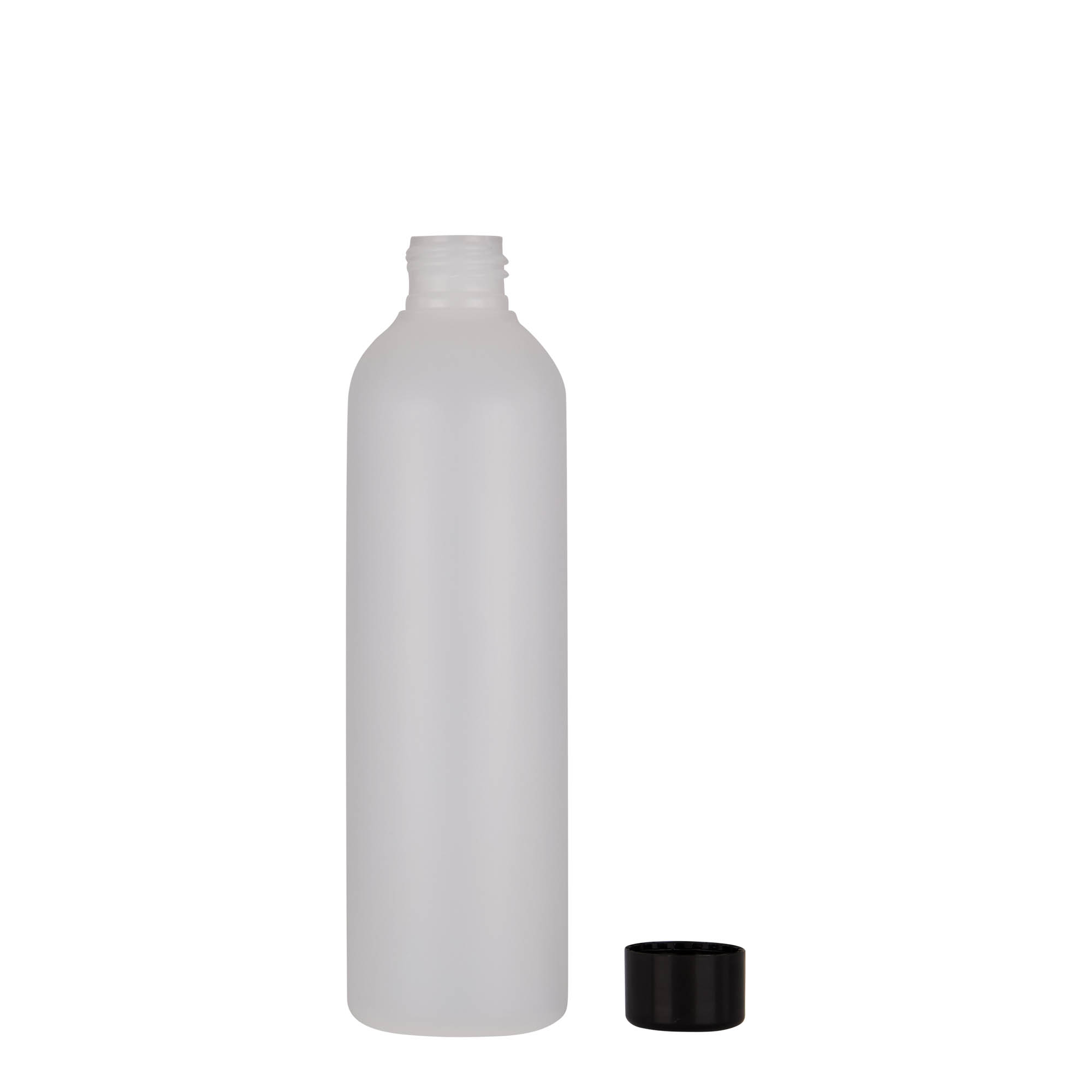 250 ml butelka plastikowa 'Tuffy', HDPE, naturalna, gwint: 24/410 250 ml butelka plastikowa 'Tuffy', HDPE, naturalna, gwint: 24/410