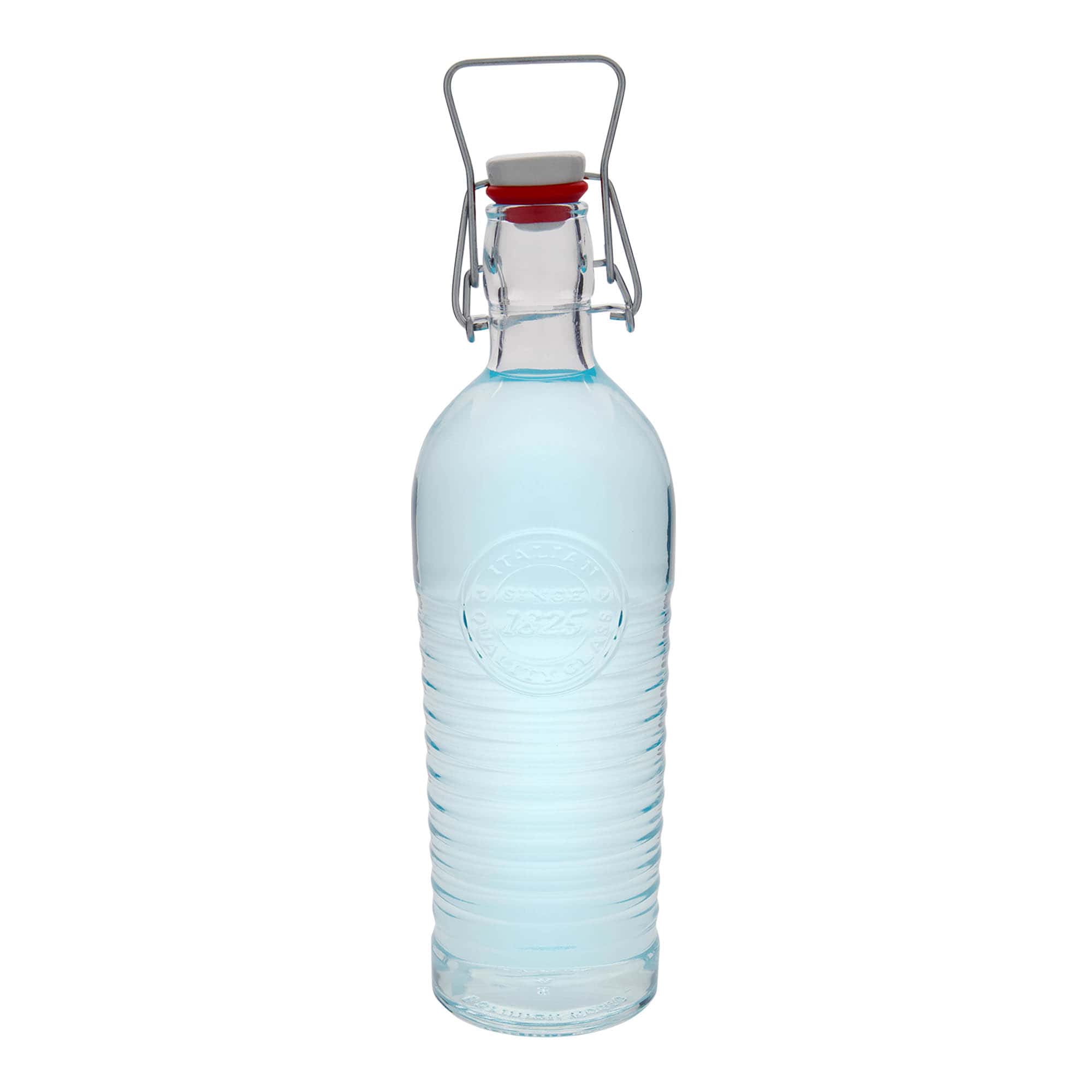 1.200 ml butelka szklana 'Officina 1825', otwór: zamknięcie na klamrę