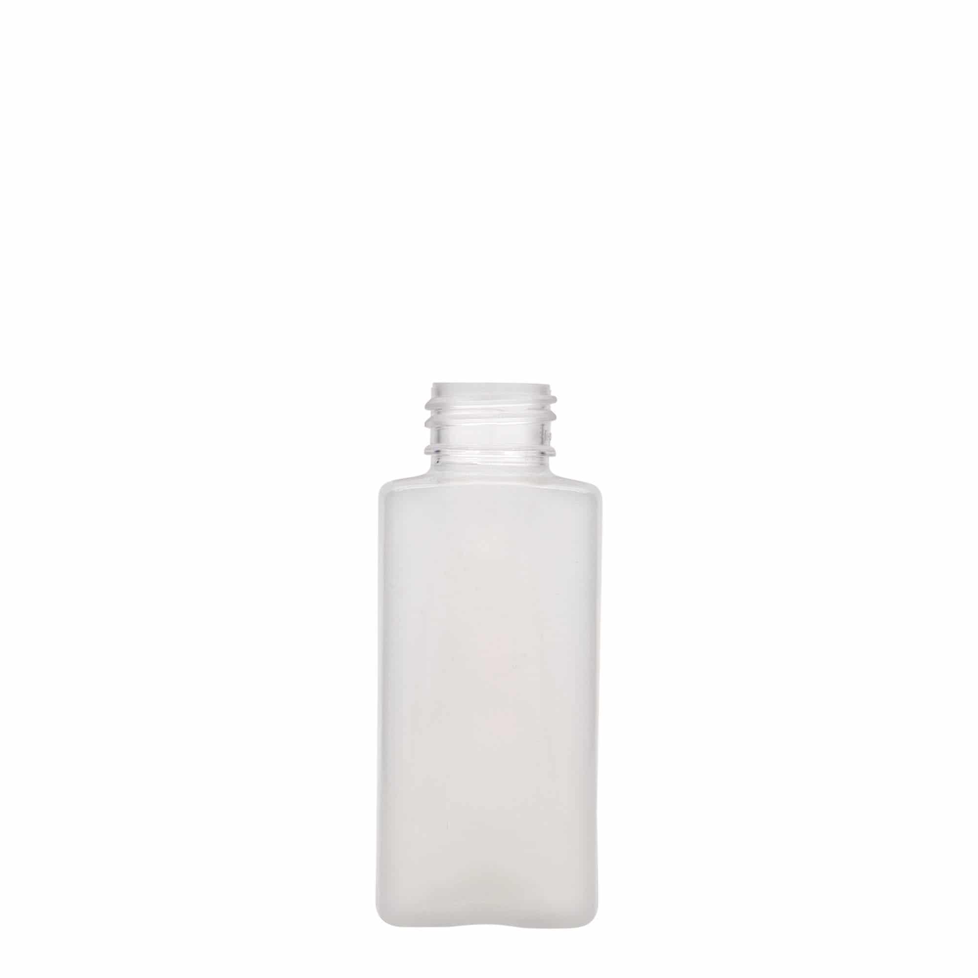 100 ml butelka PET 'Karl', kwadratowa, tworzywo sztuczne, zamknięcie: GPI 24/410