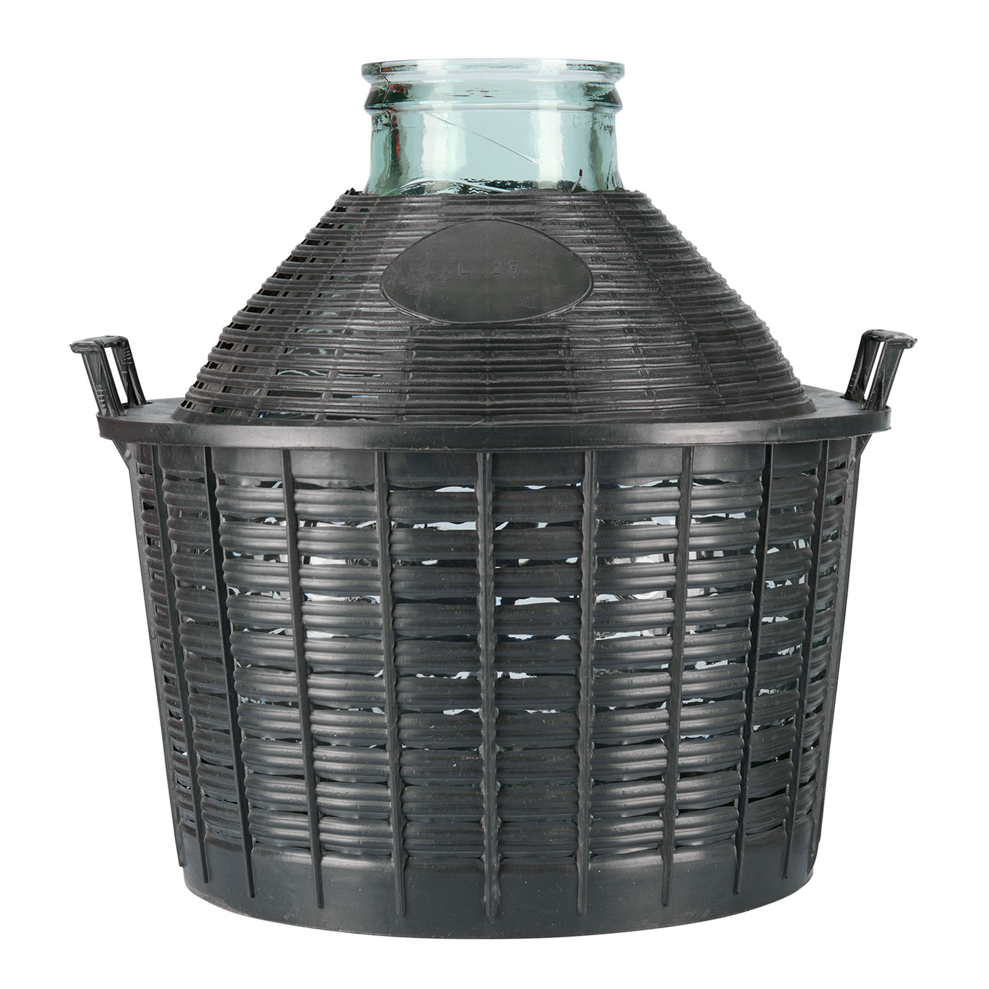 25 l butla balonowa szerokootworowa, szkło, wylot: pokrywka nasuwana 25 l butla balonowa szerokootworowa, szkło, wylot: pokrywka nasuwana