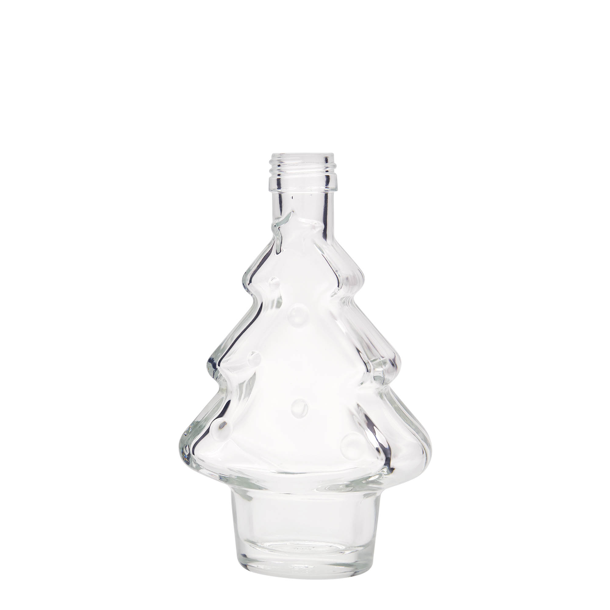 Butelka szklana 200 ml „Choinka”, gwint: PP 28