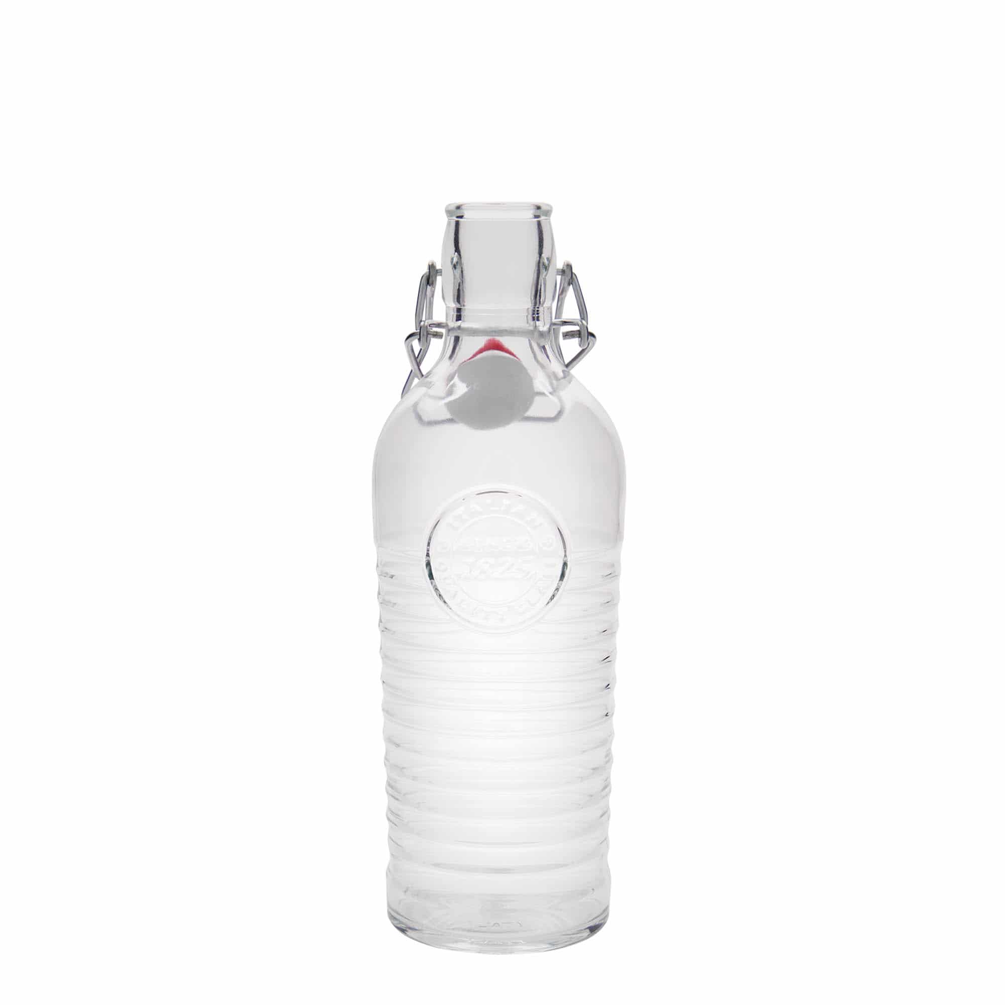 750 ml butelka szklana 'Officina 1825', zamknięcie: Zamknięcie pałąkowe 750 ml butelka szklana 'Officina 1825', zamknięcie: Zamknięcie pałąkowe