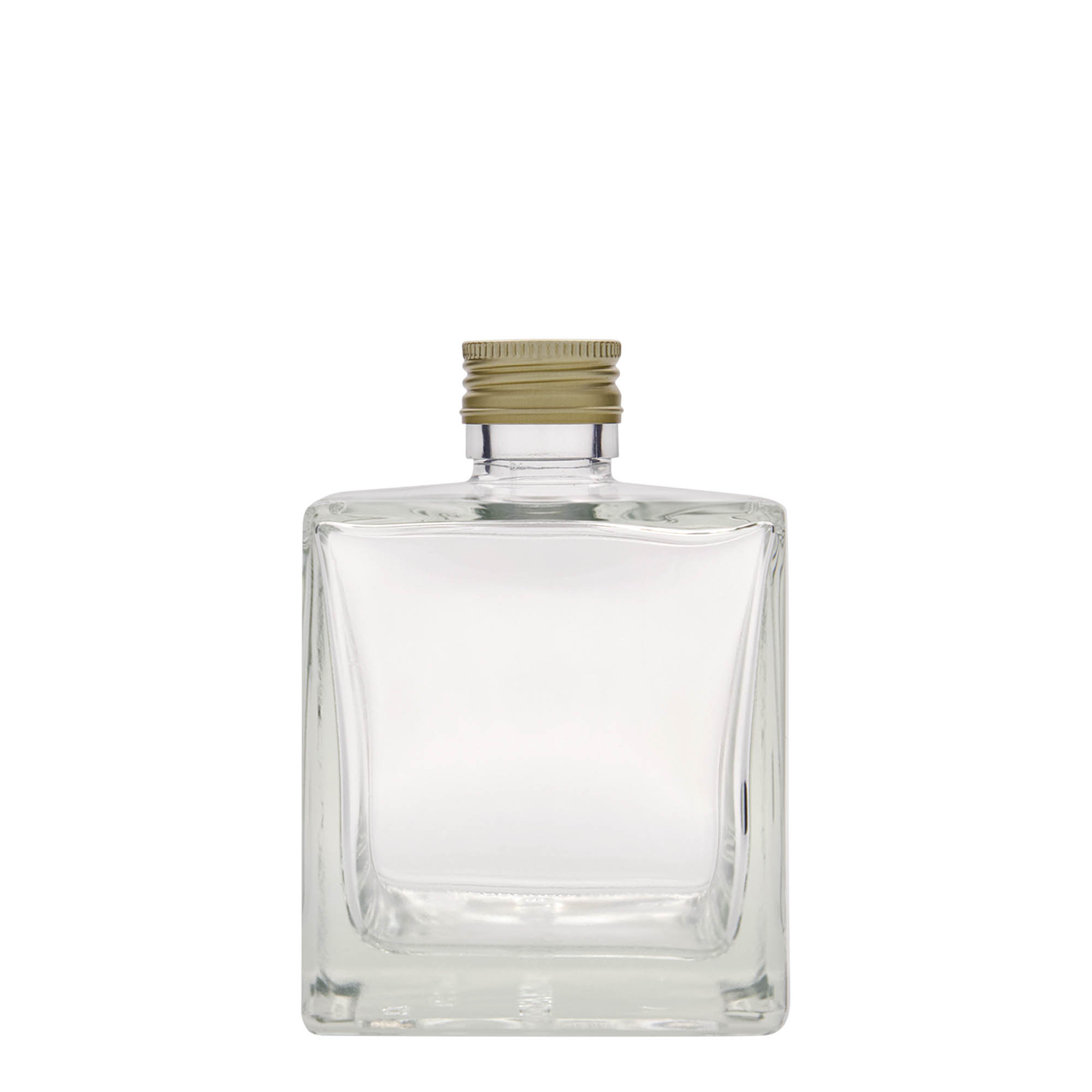 500 ml butelka szklana 'Cube', kwadratowa, gwint: PP 31,5