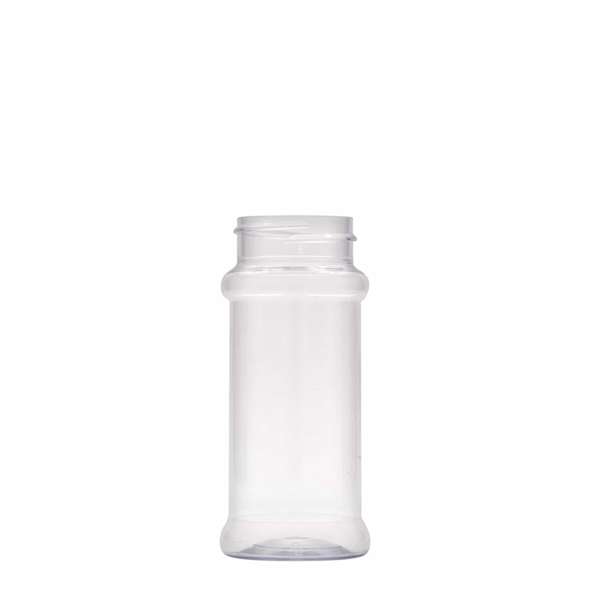 100 ml plastikowy pojemnik na przyprawy PET, tworzywo sztuczne, gwint: 38/400