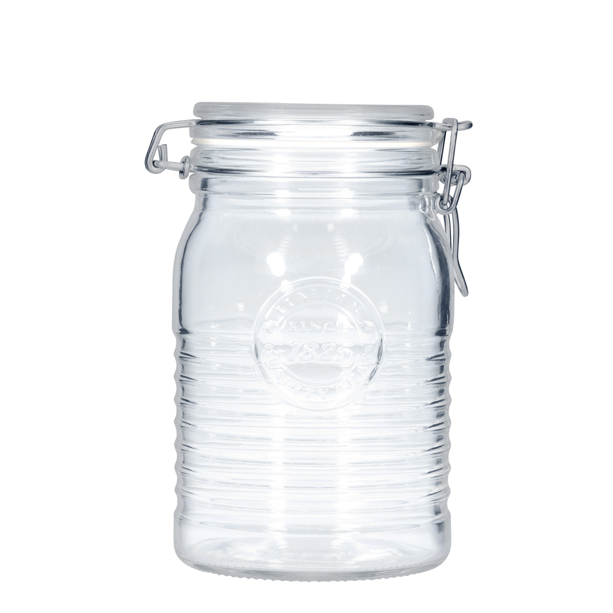 1.000 ml słoik z drucianym zamknięciem „Officina 1825”, otwór: zamknięcie druciane 1.000 ml słoik z drucianym zamknięciem „Officina 1825”, otwór: zamknięcie druciane