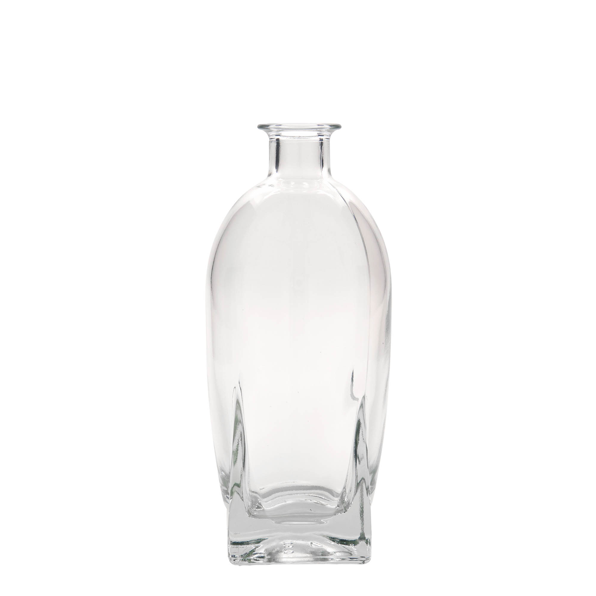 500 ml butelka szklana 'Zino', kwadratowa, szyjka: korek 500 ml butelka szklana 'Zino', kwadratowa, szyjka: korek