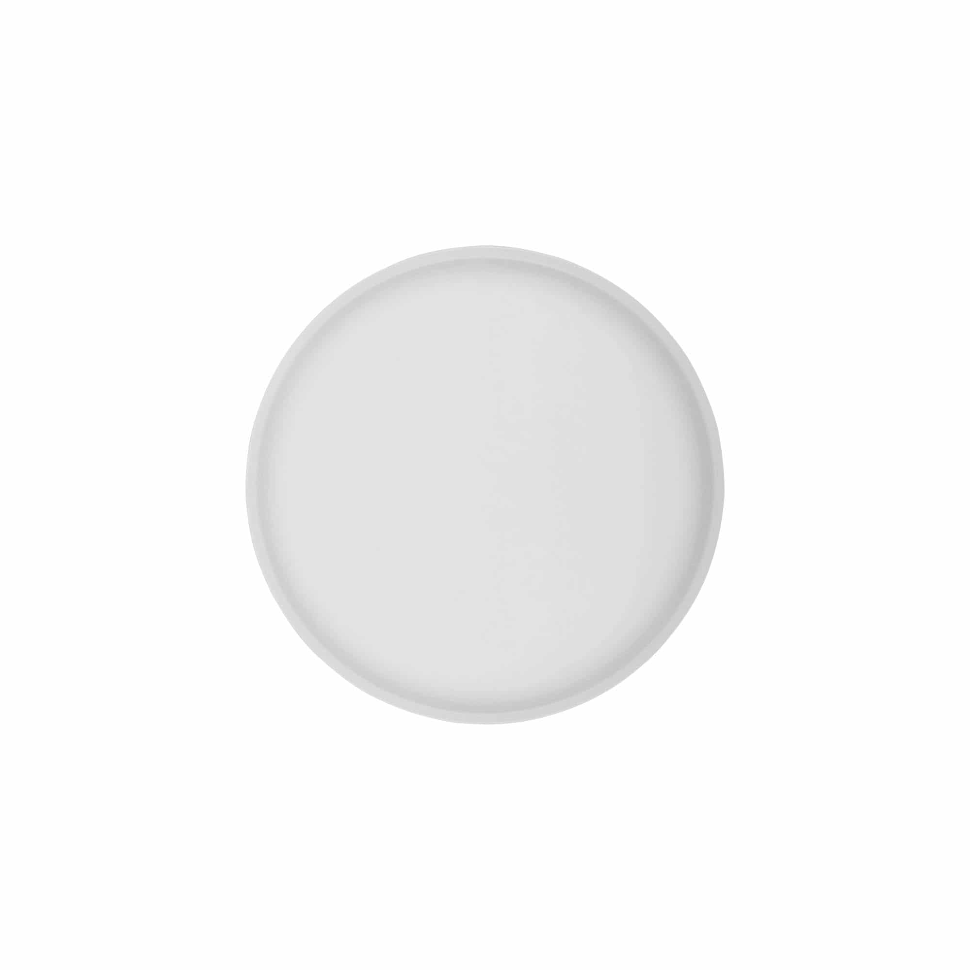 Zakrętka 'Clear/Platin Edition', tworzywo sztuczne PP, kolor biały, do zamknięcia: 70/2P
