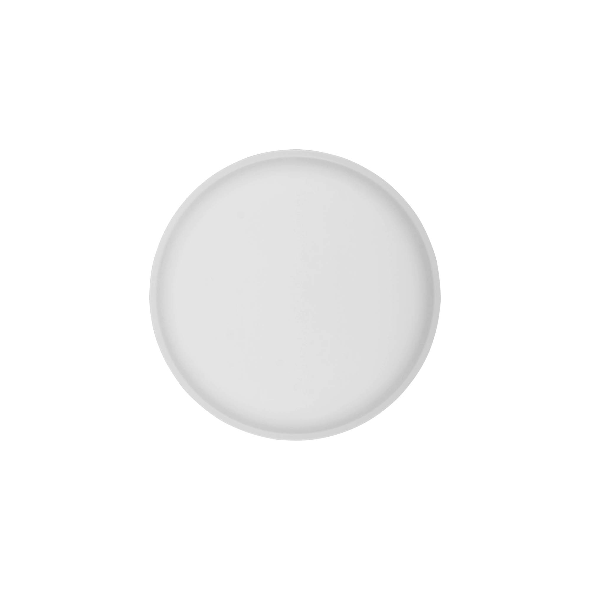 Zakrętka z gwintem 'Clear/Platin Edition', tworzywo sztuczne PP, biała, do otworu: 70/2P