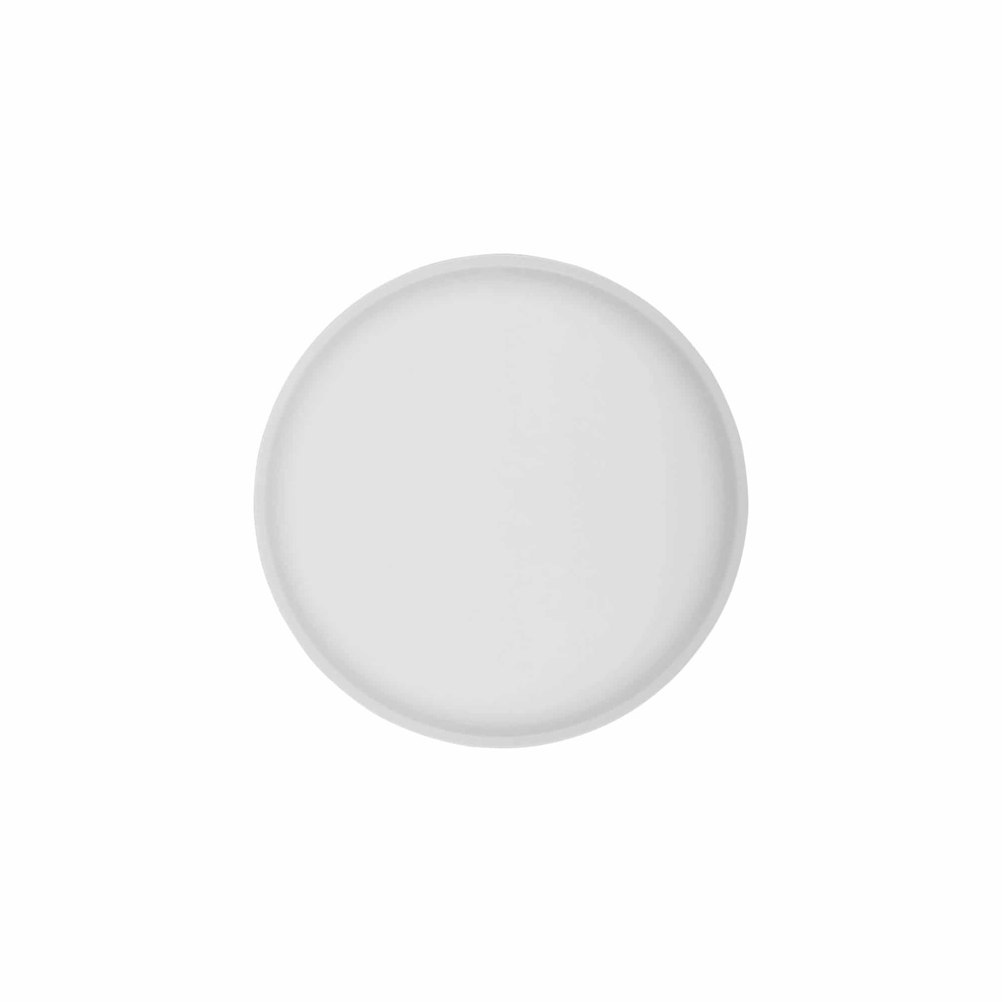 Zakrętka z gwintem 'Clear/Platin Edition', tworzywo sztuczne PP, biała, do otworu: 70/2P
